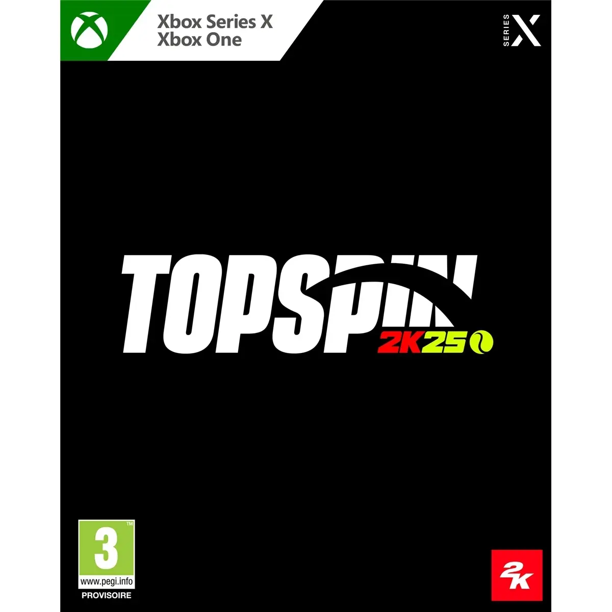 Jeux vidéo Take 2 Top Spin 2K25 - XX