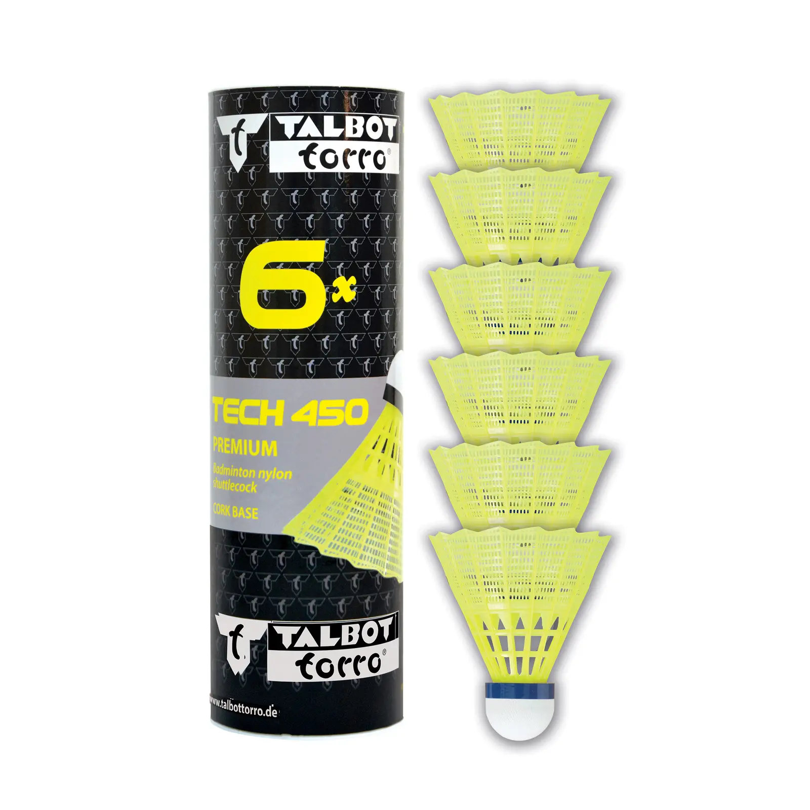 Badminton-Lenkrad Talbot-Torro Tech 450 korb (x6)