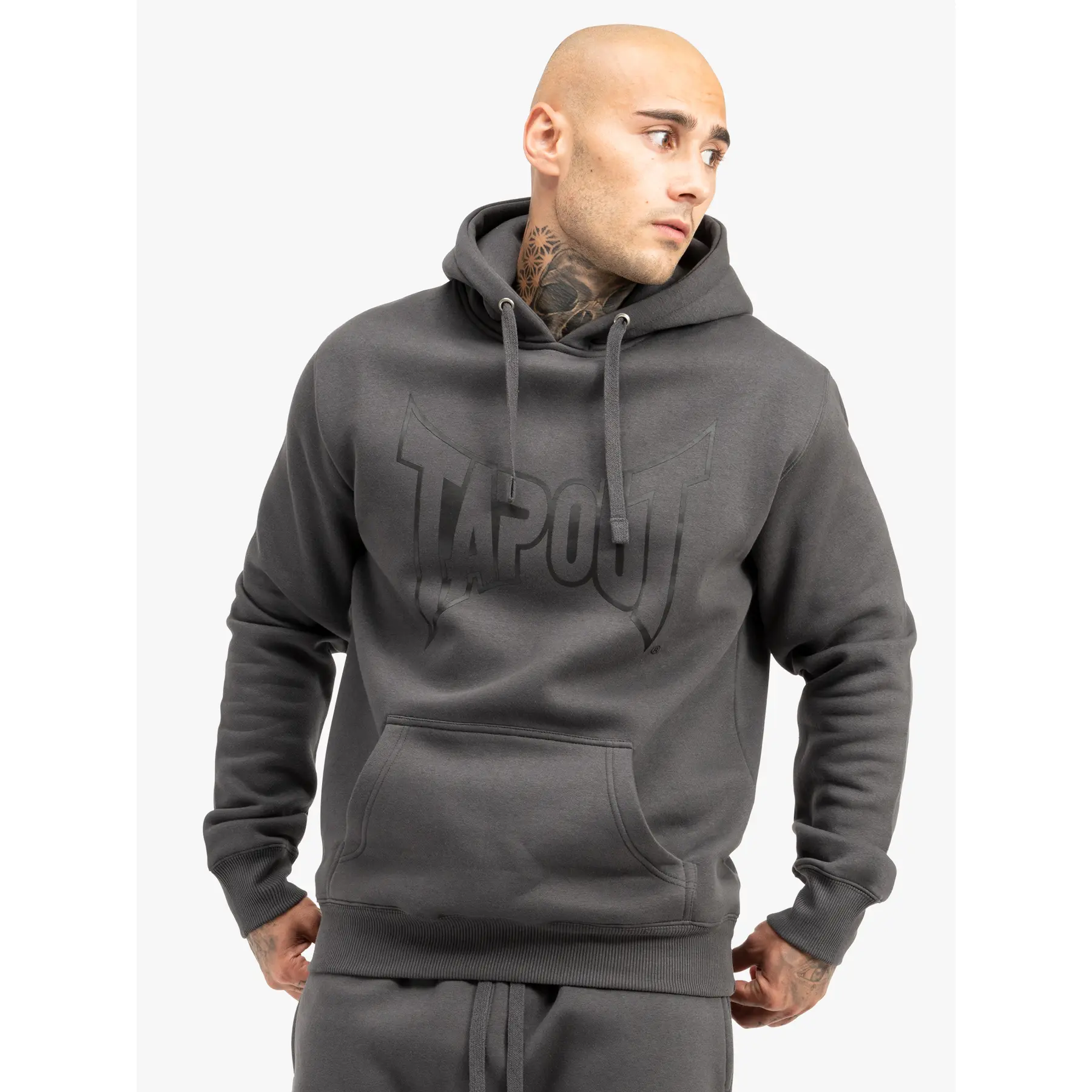 Felpa con cappuccio dal taglio classico Tapout Basic