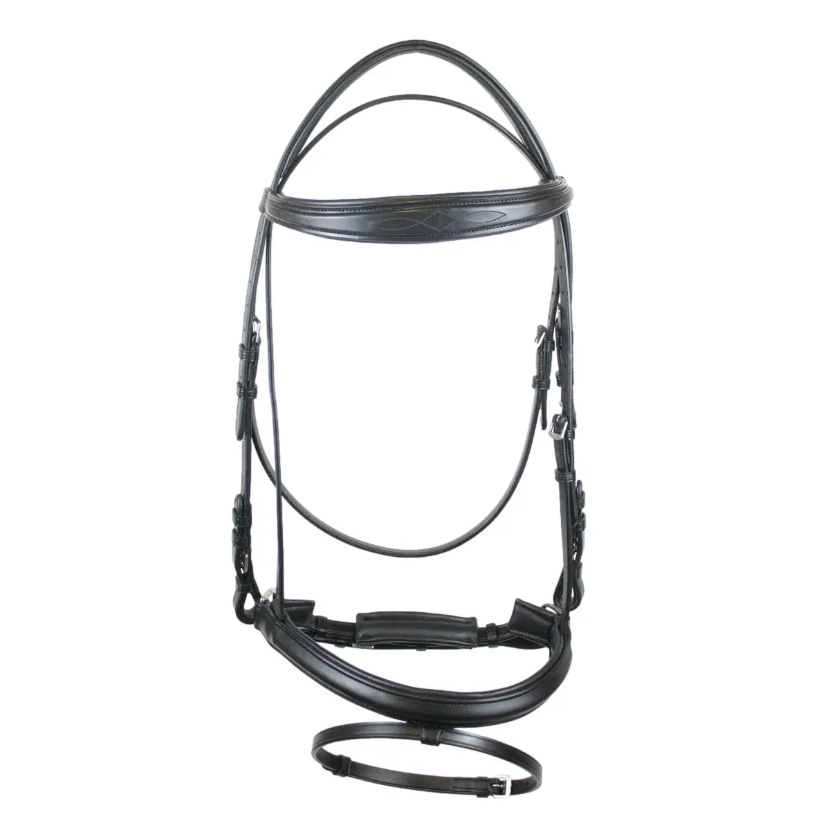 Riding headrest with browband Tattini Galbe