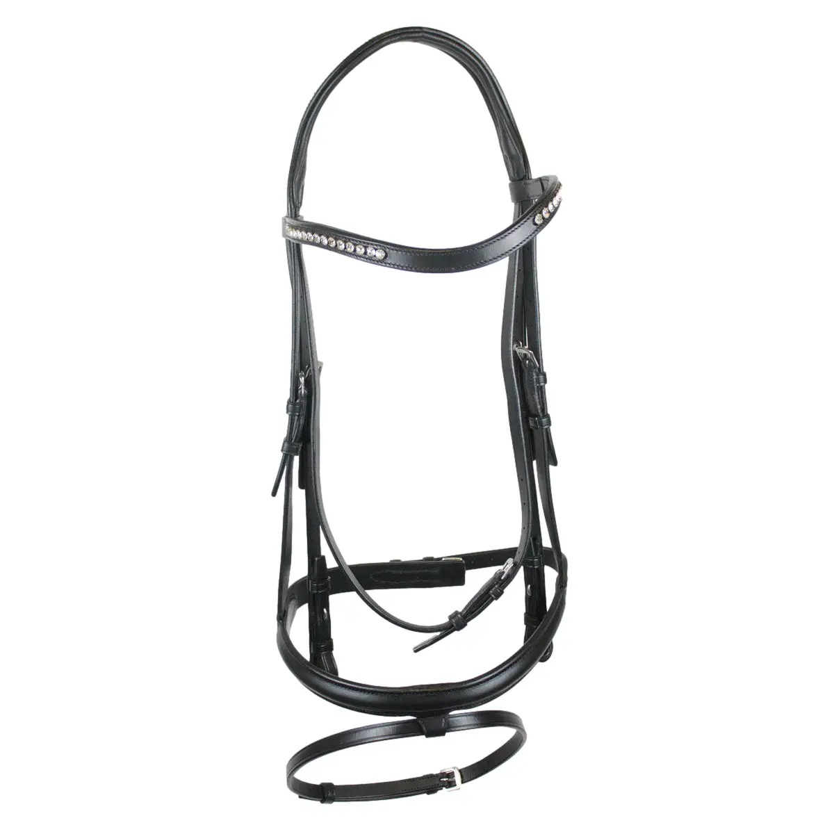 Equestrian Head Collar with Rhinestones Tattini