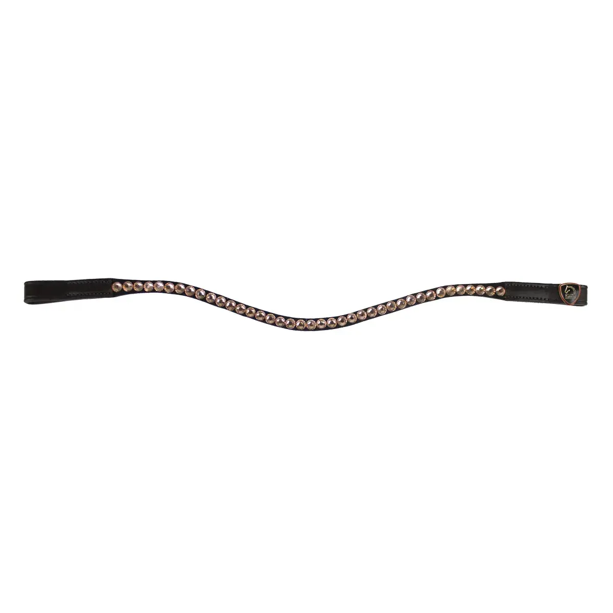 Gold Diamond Bridle Frontal for Horse Tattini