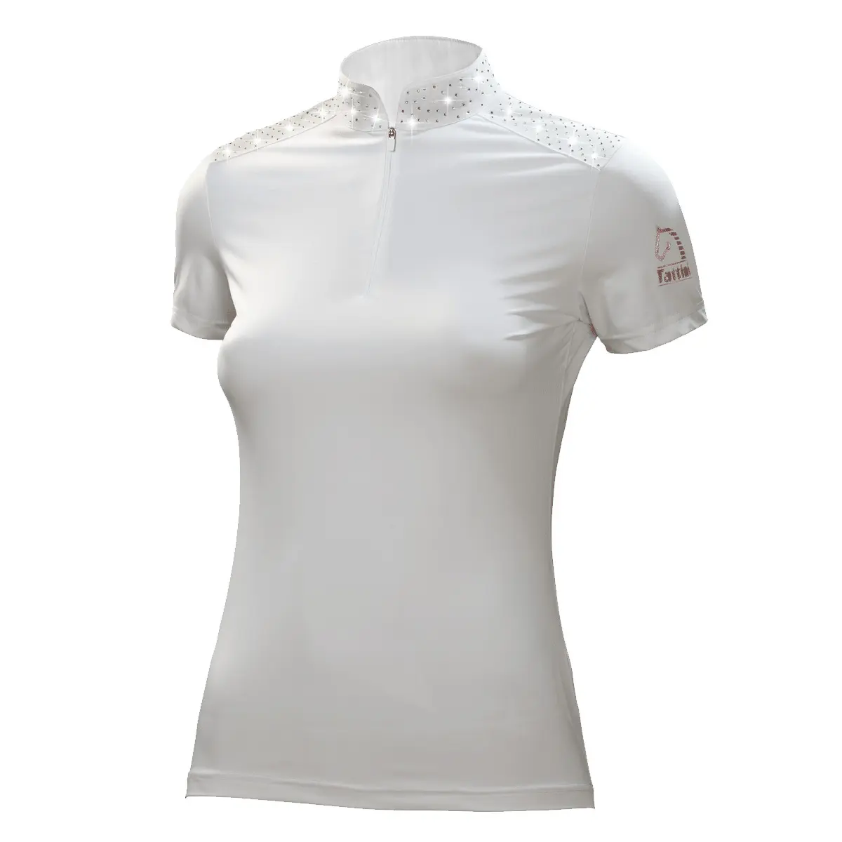 Ladies' riding polo with mixed rhinestones Tattini