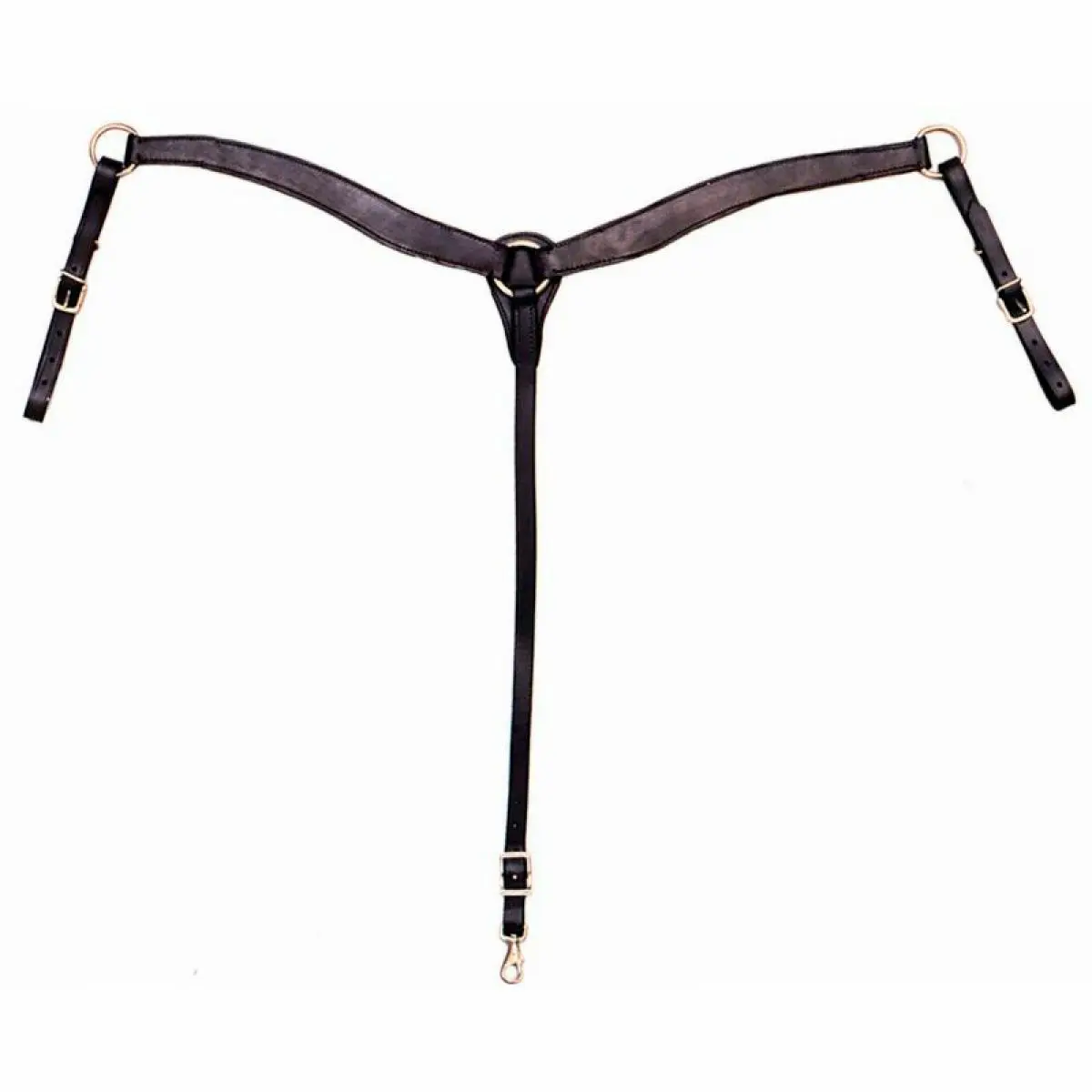 Smooth leather hunting collar for horses Tattini Western