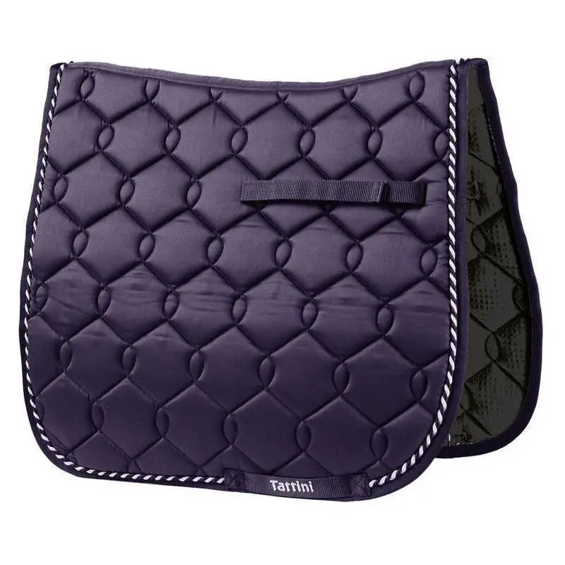 Tapis de selle pour cheval matelassé à gouttes de losanges Tattini