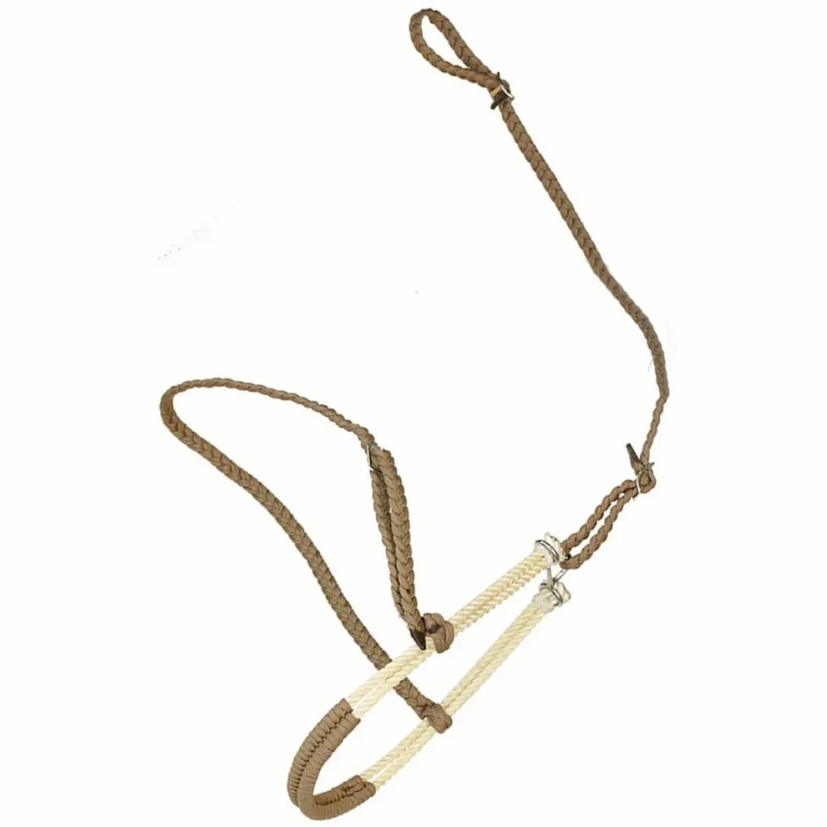 Muserolle cheval nylon avec tie-down Tattini
