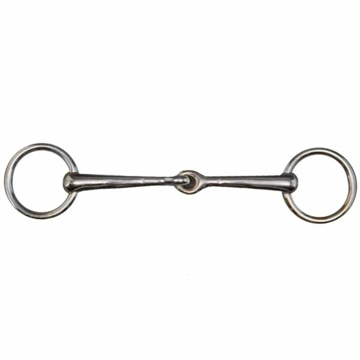 Single broken snaffle bit with fine mouthpiece Tattini