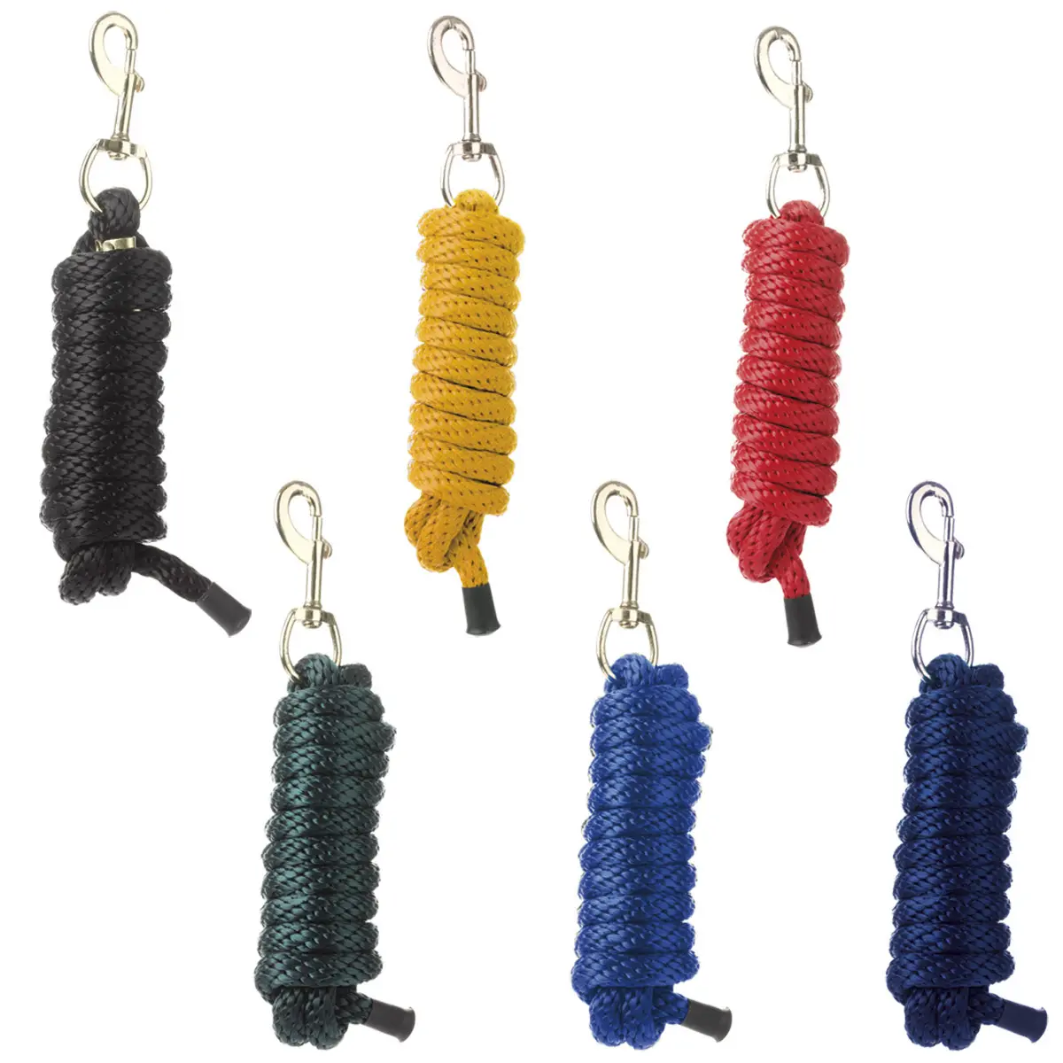 Braided lanyard in nylon and brass snap hook Tattini