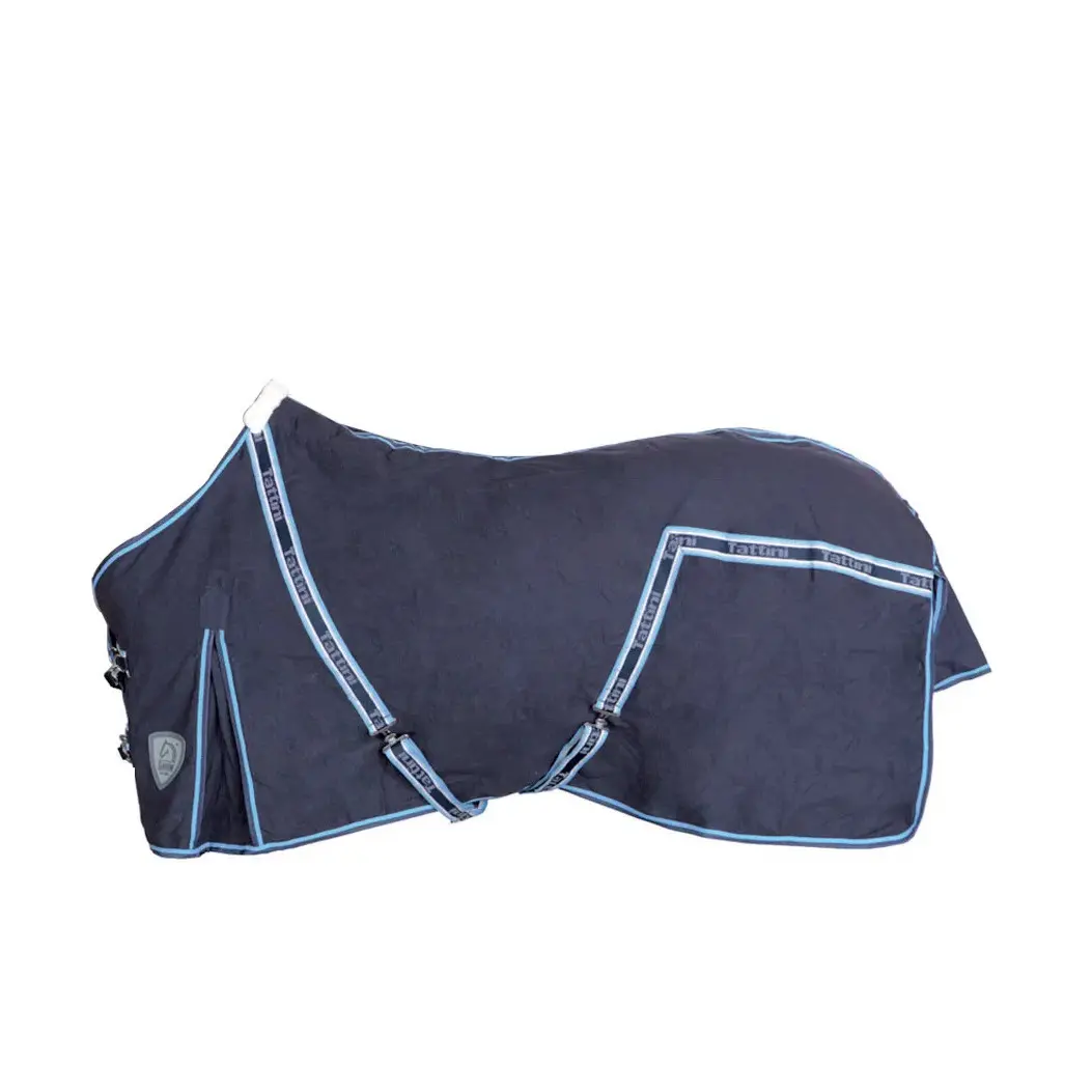 Cotton horse blanket with gussets Tattini