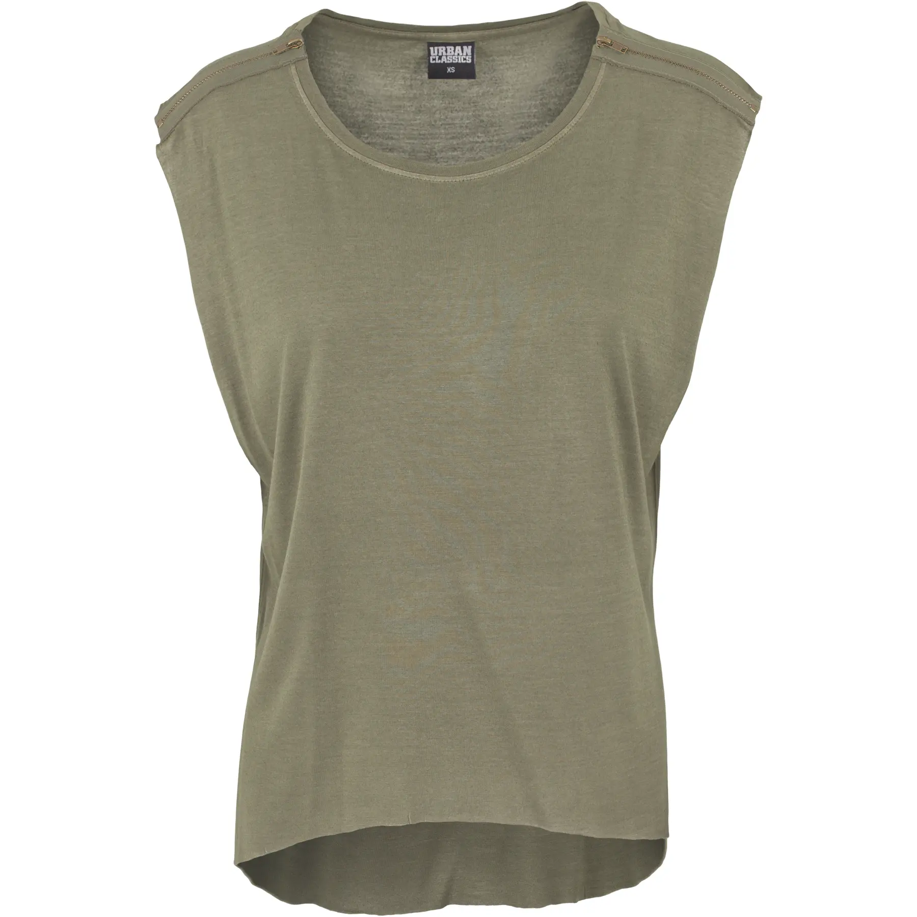 T-shirt da donna Urban Classic zip hilo