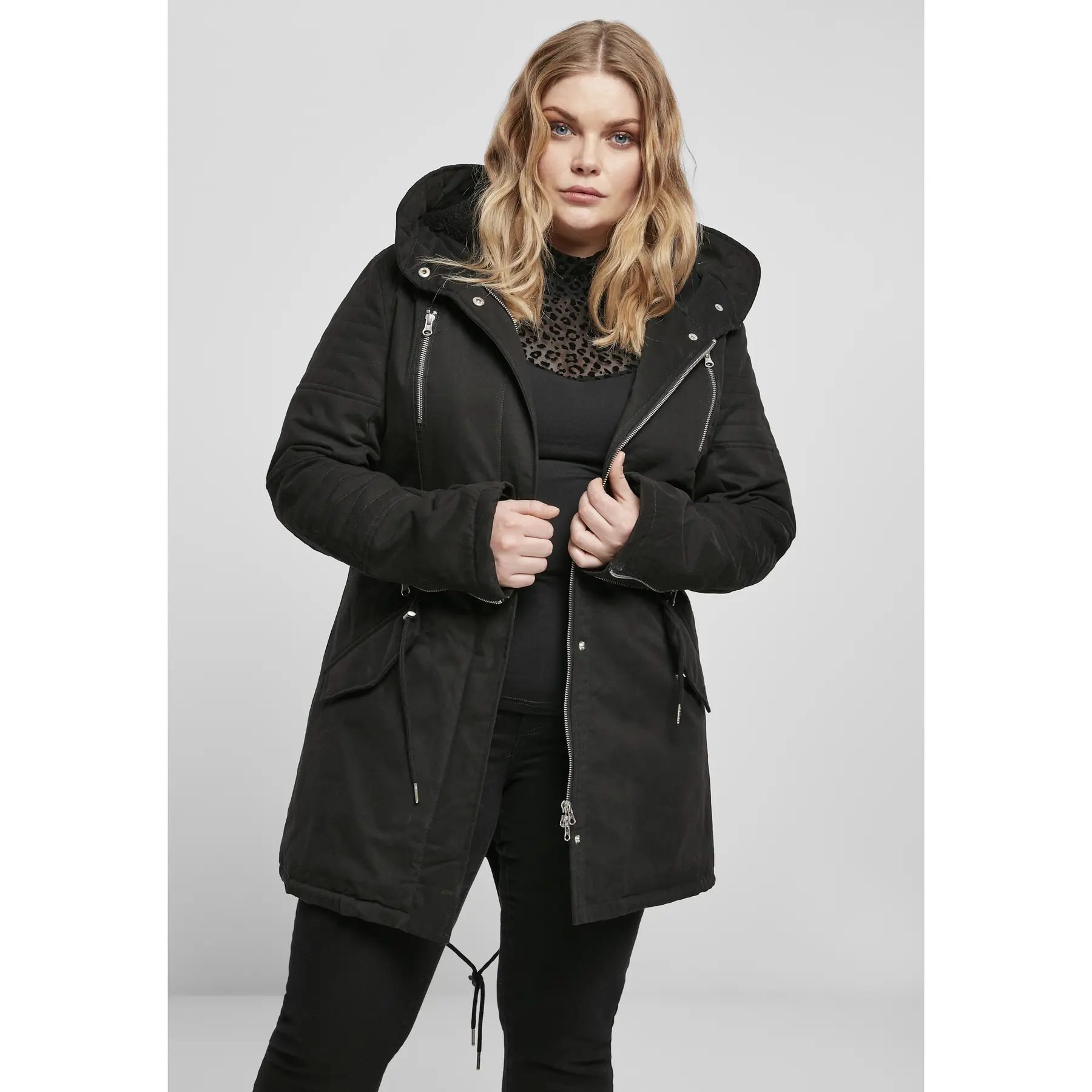 Parka GT da donna Urban Classic in cotone foderato di herpa