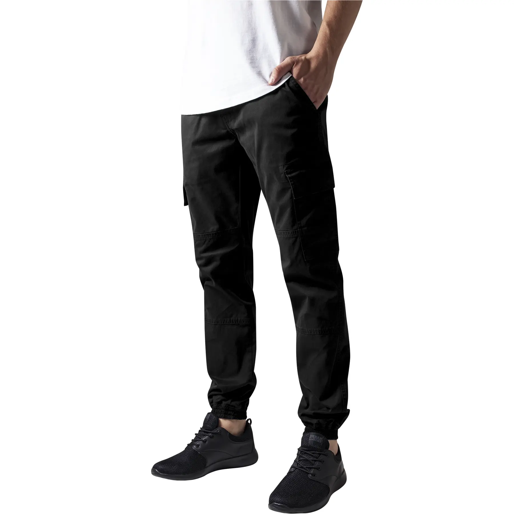 Pantaloni cargo in twill Urban Classic in vita