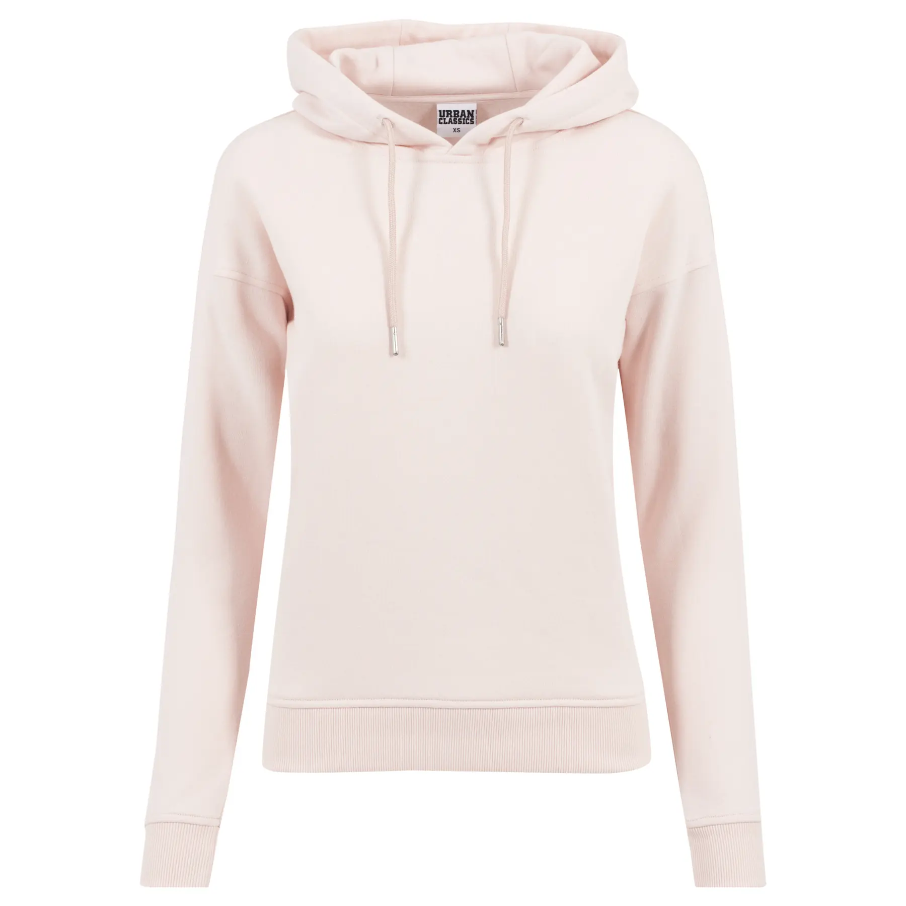 Felpa con cappuccio da donna urban Classic basic côtelés