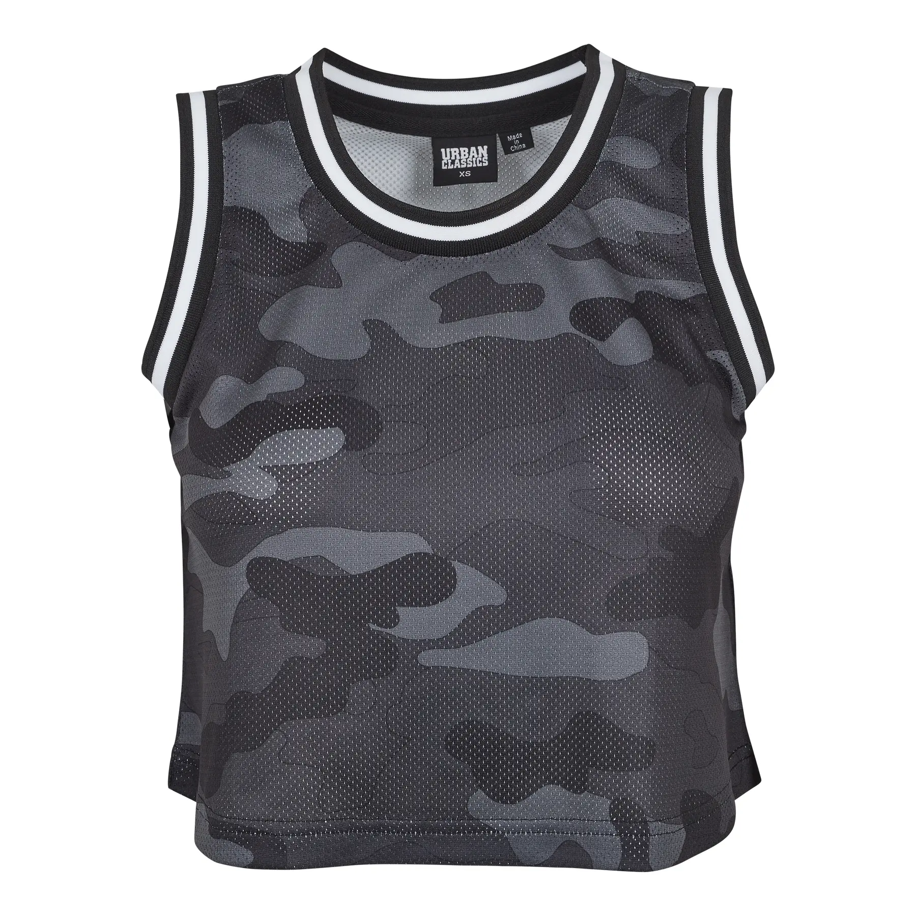 Crop Top Damen Urban Classic Mesh