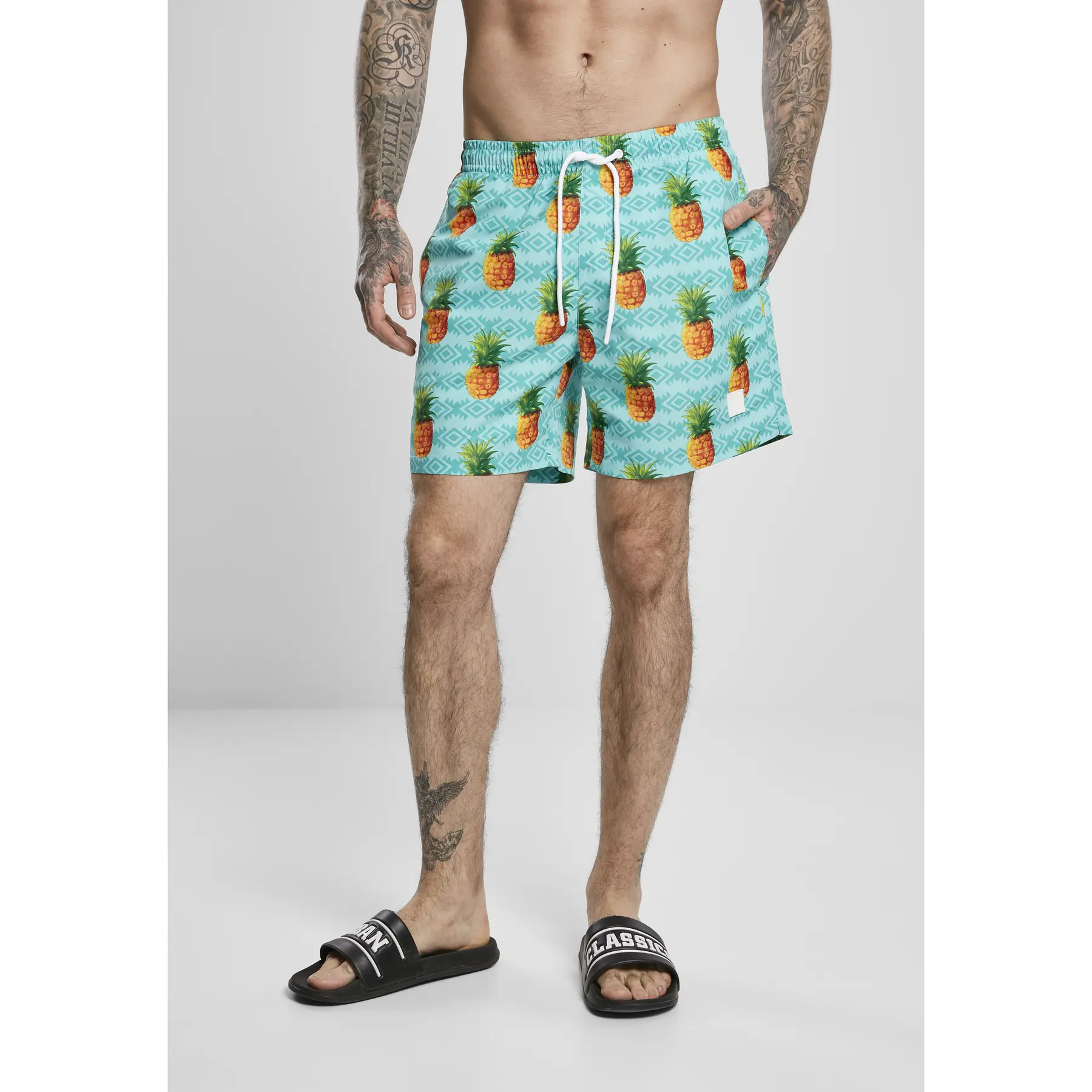 Badehose Urban Classics pattern (grandes tailles)