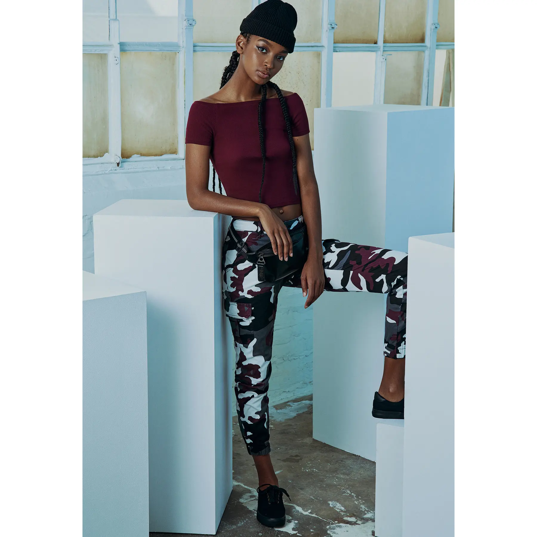 Pantaloni da donna Urban Classic waist cargo