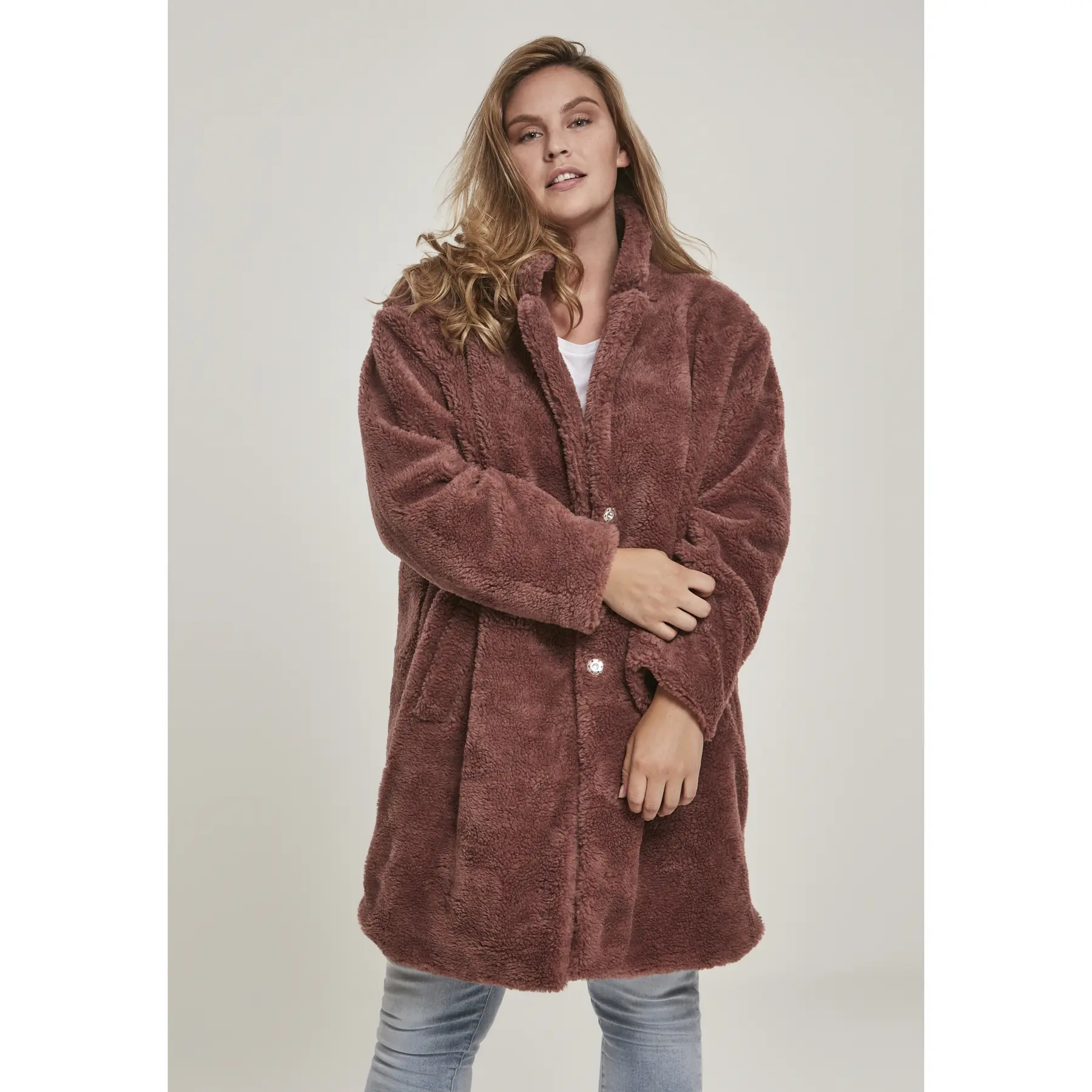 Parka donna taglie forti Urban Classic oversized sherpa