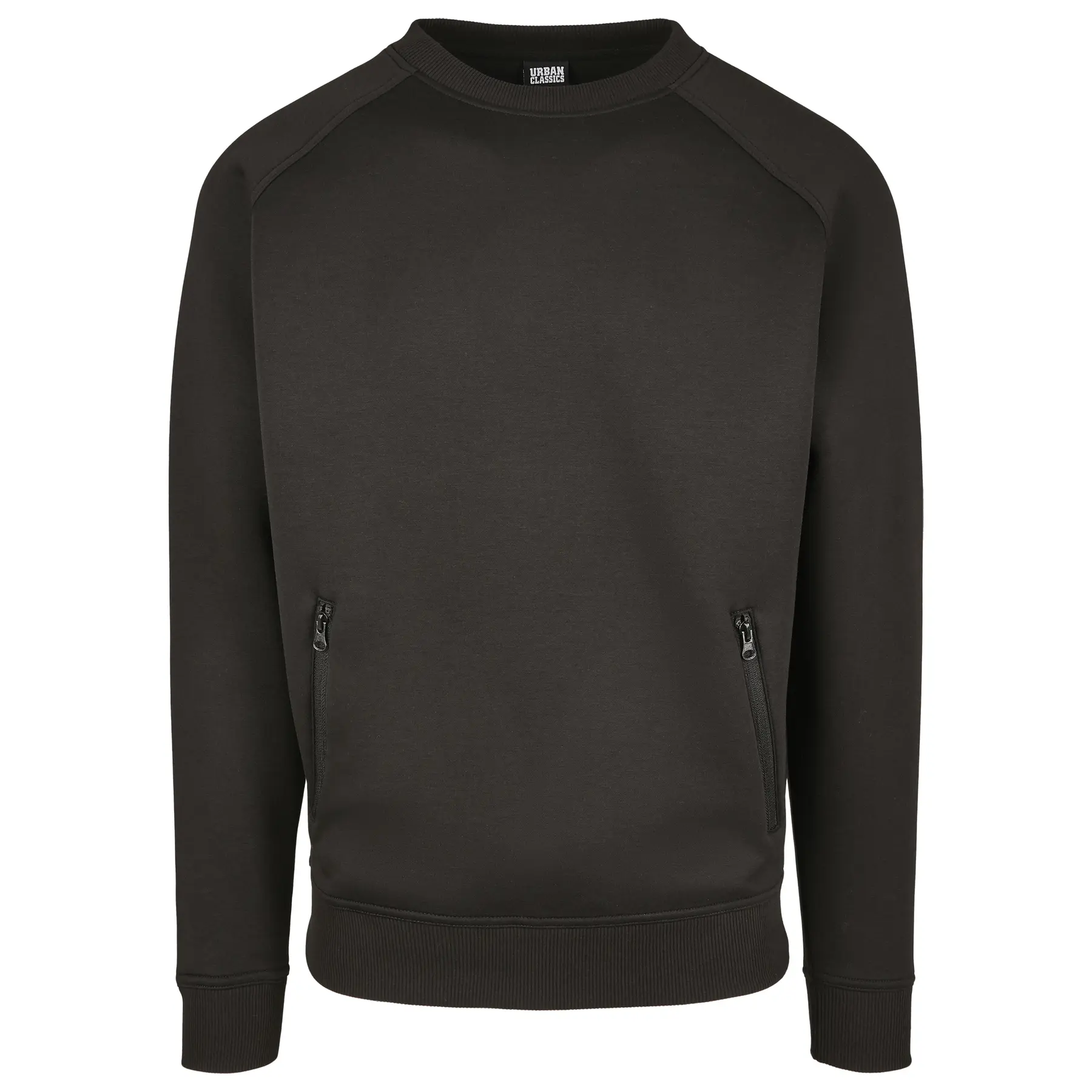 T-Shirt Urban Classic raglan zip pocket crew