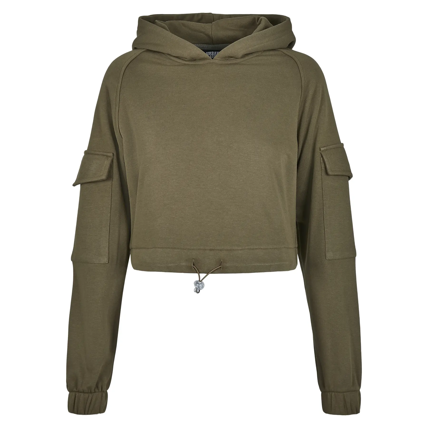 Felpa con cappuccio da donna Urban Classics short worker