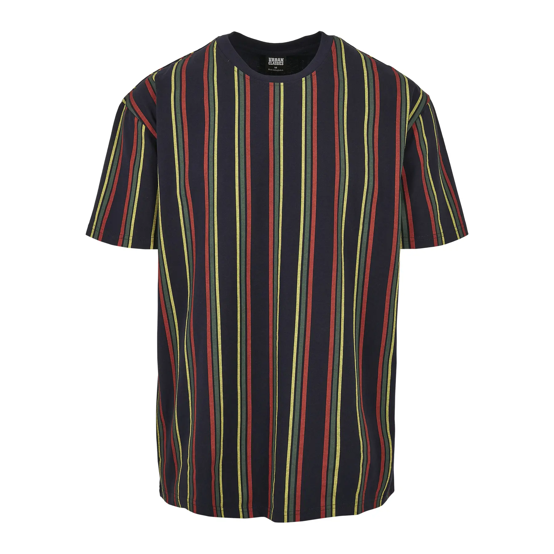 T-shirt Urban Classics printed oversized retro stripe