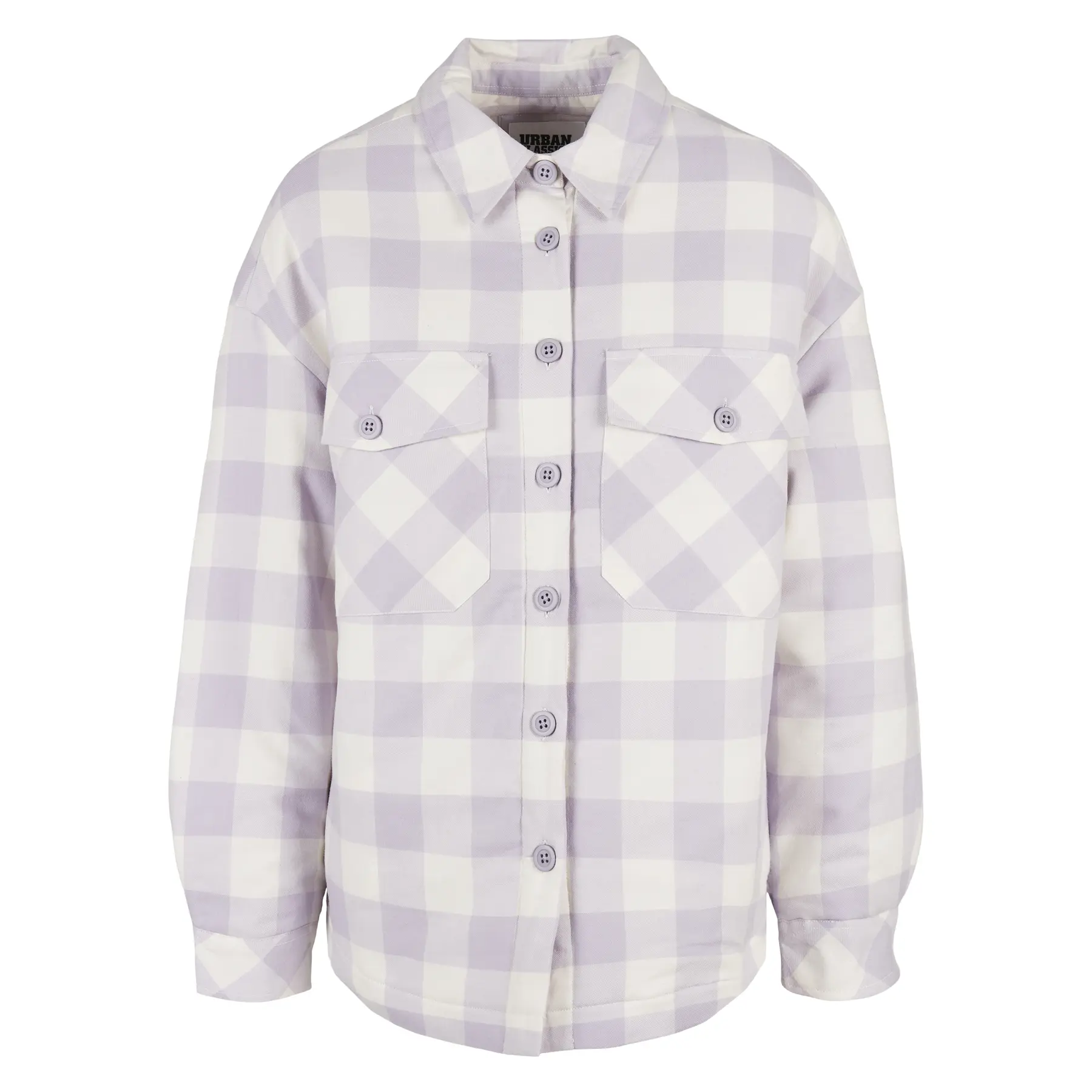 Flanellhemd Frau Urban Classics Padded