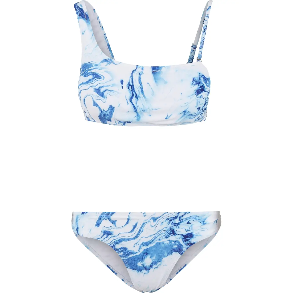 Bikini da donna Urban Classics asymmetric top bikini