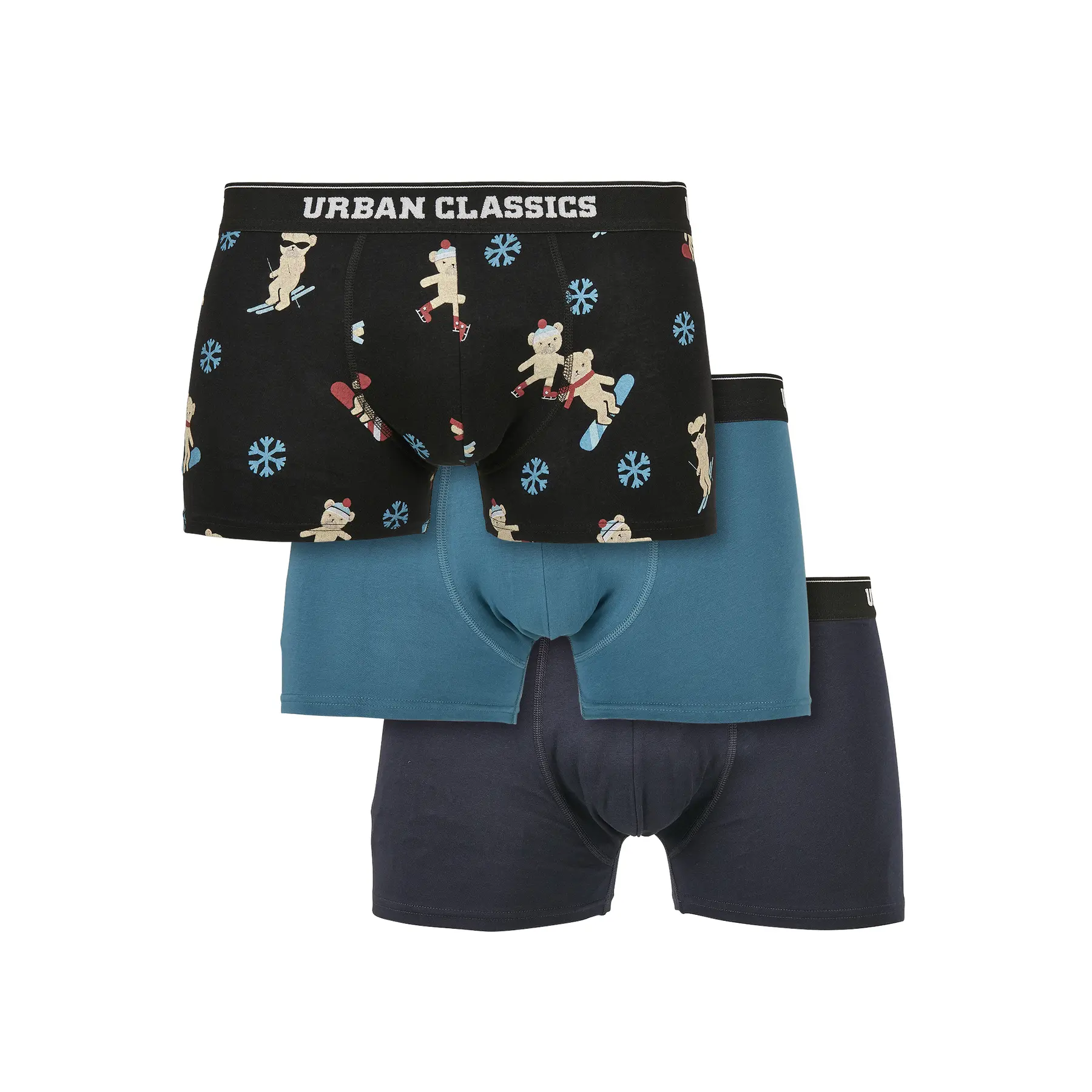 Boxershorts in großen Größen Urban Classics organic x-mas (x3)