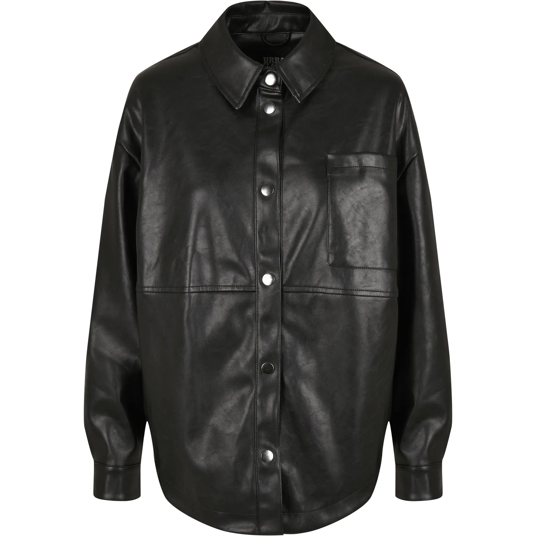 Damenshirt Urban Classics faux leather over
