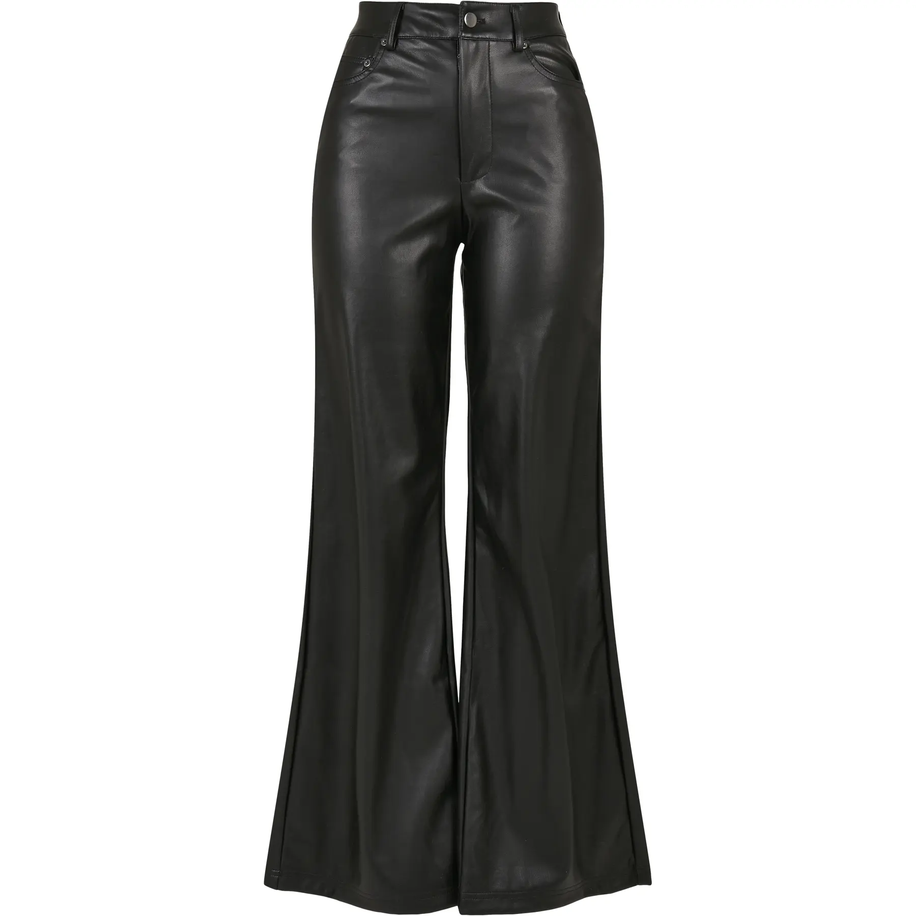 Damenhosen Urban Classics faux leather wide leg