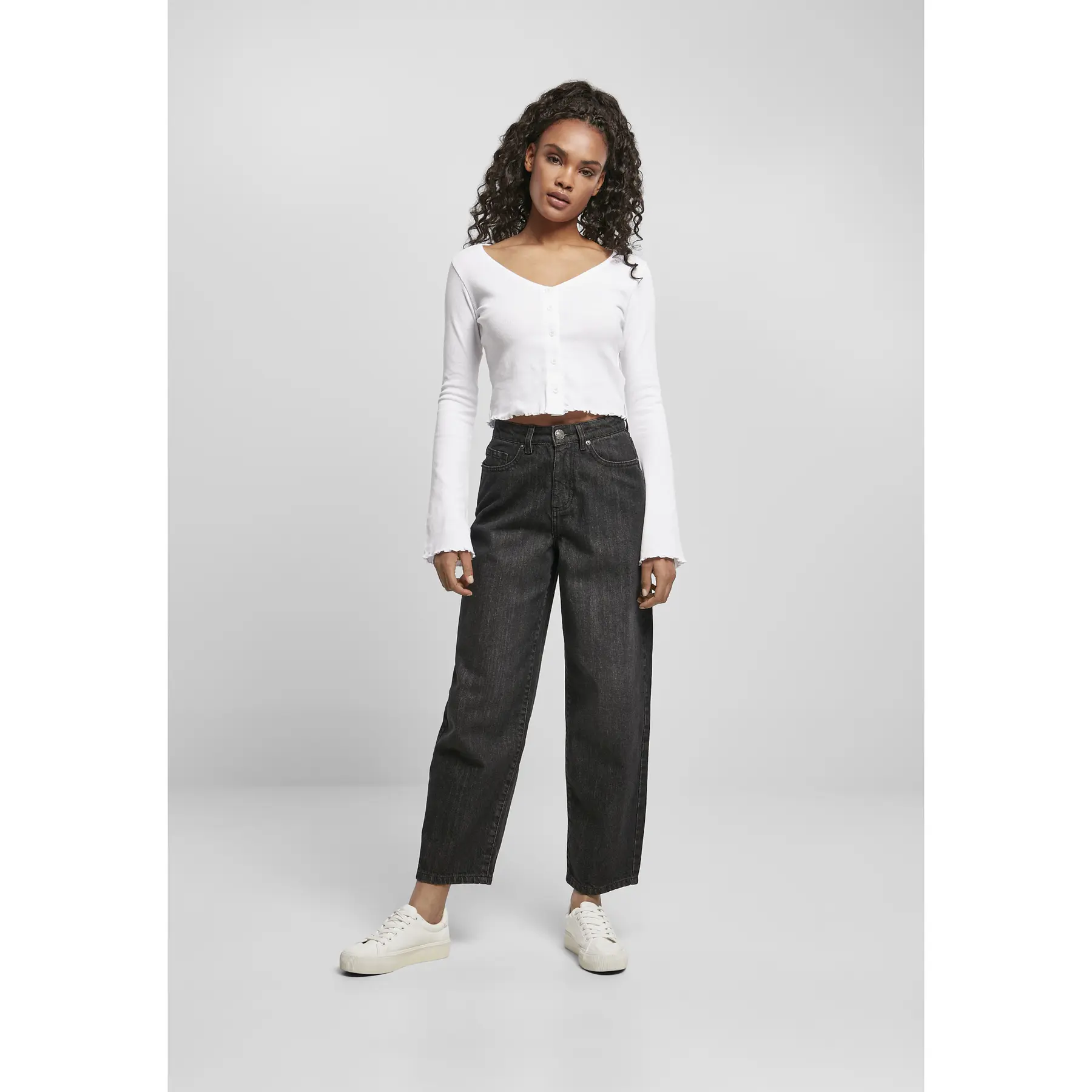 Jeans a vita alta da donna Urban Classics