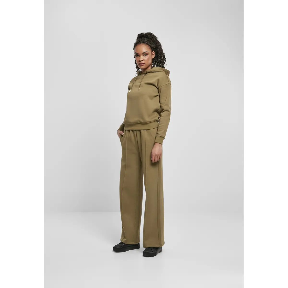 Damenhosen Urban Classics straight pin tuck