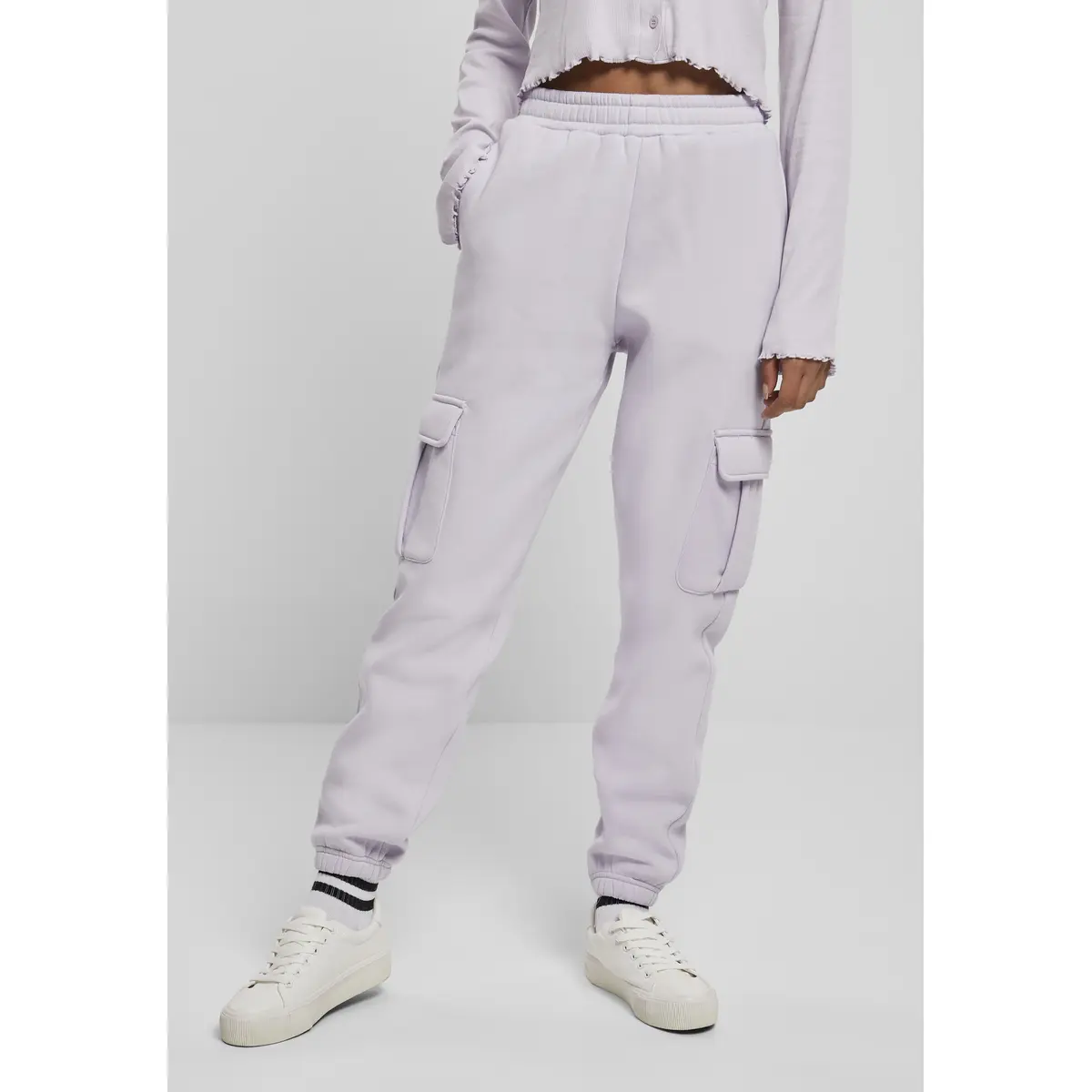 Damenhosen Urban Classics high waits cargo-grandes tailles
