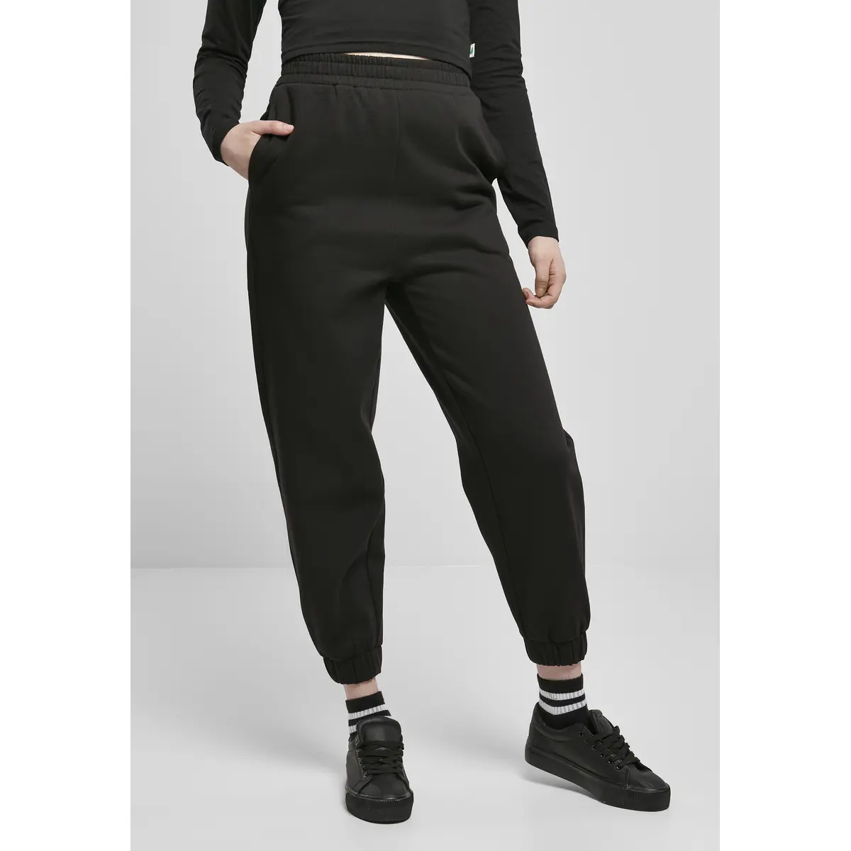 Damenhosen Urban Classics organic taille haute