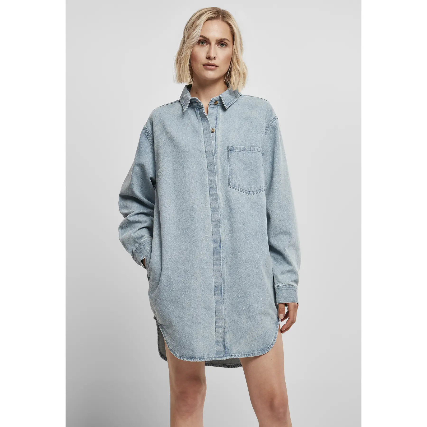 Kleid Hemd Jeans Oversize Damen Urban Classics