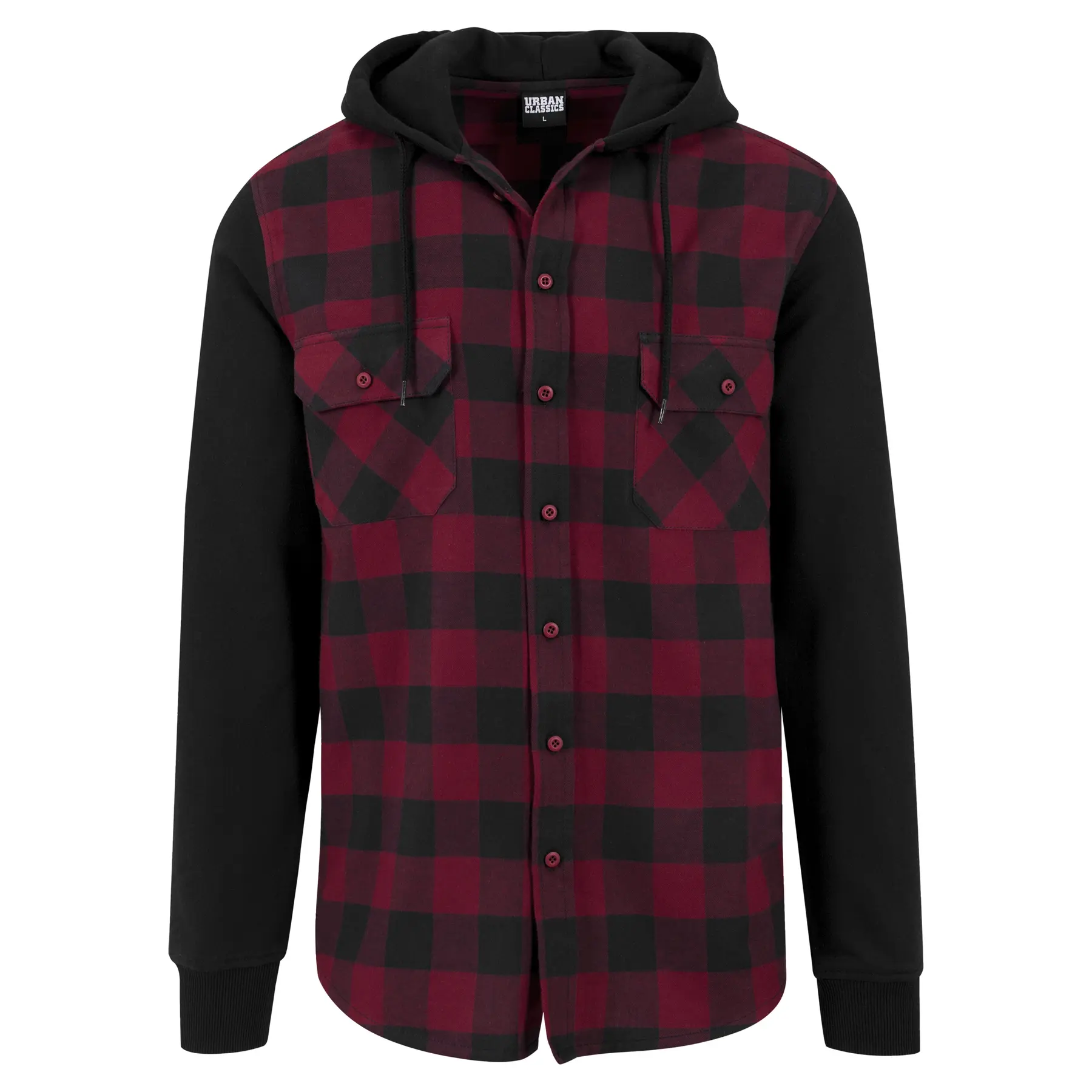 Camicia Urban Classic hooded ed flanell sweat leeve