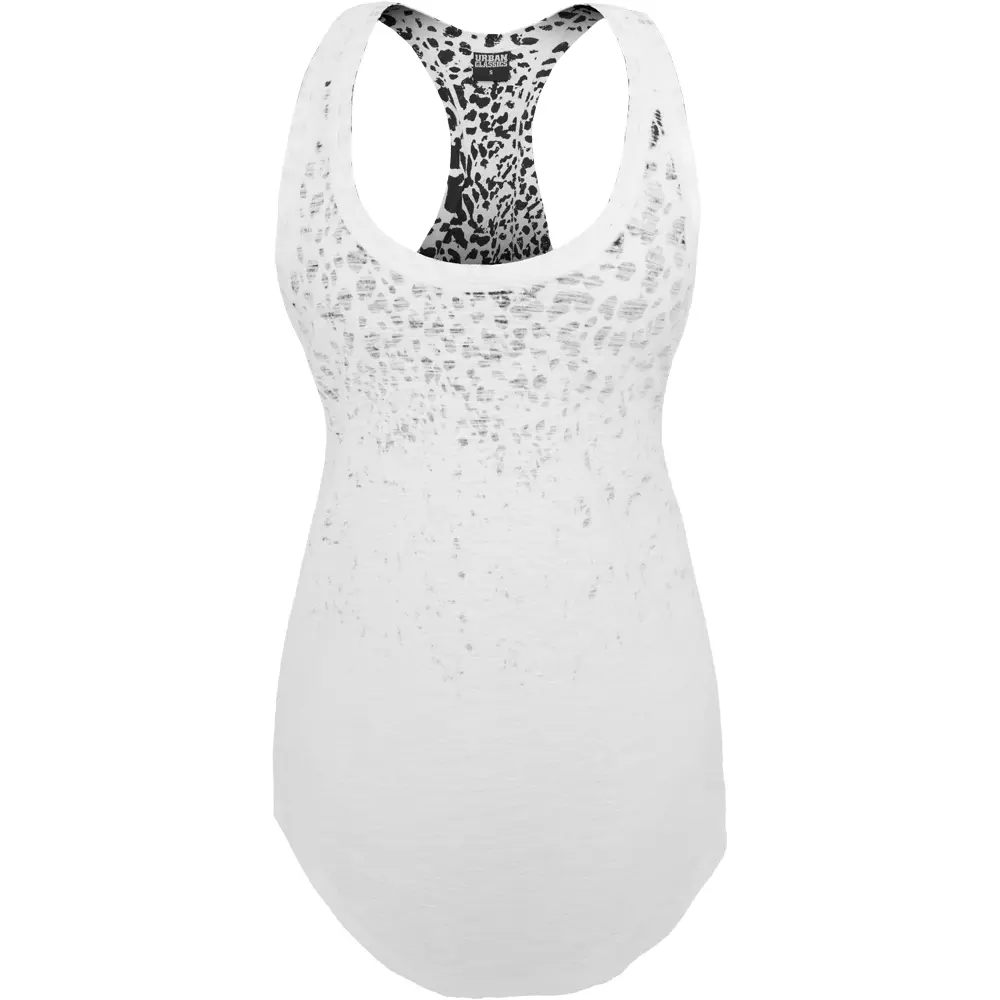 Damen Tanktop Urban Classic long leo print loose