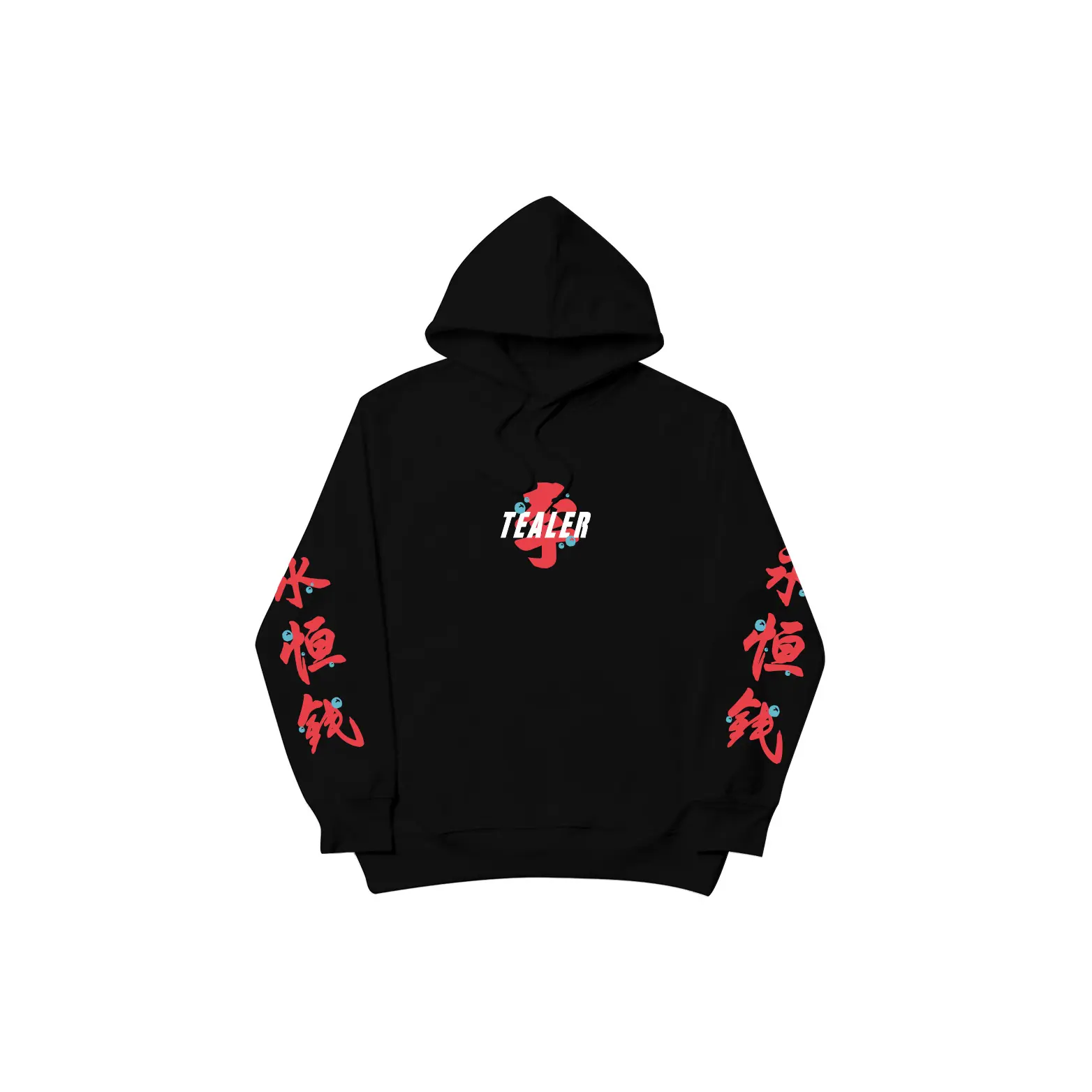 Felpa Tealer con cappuccio Lucky Koi