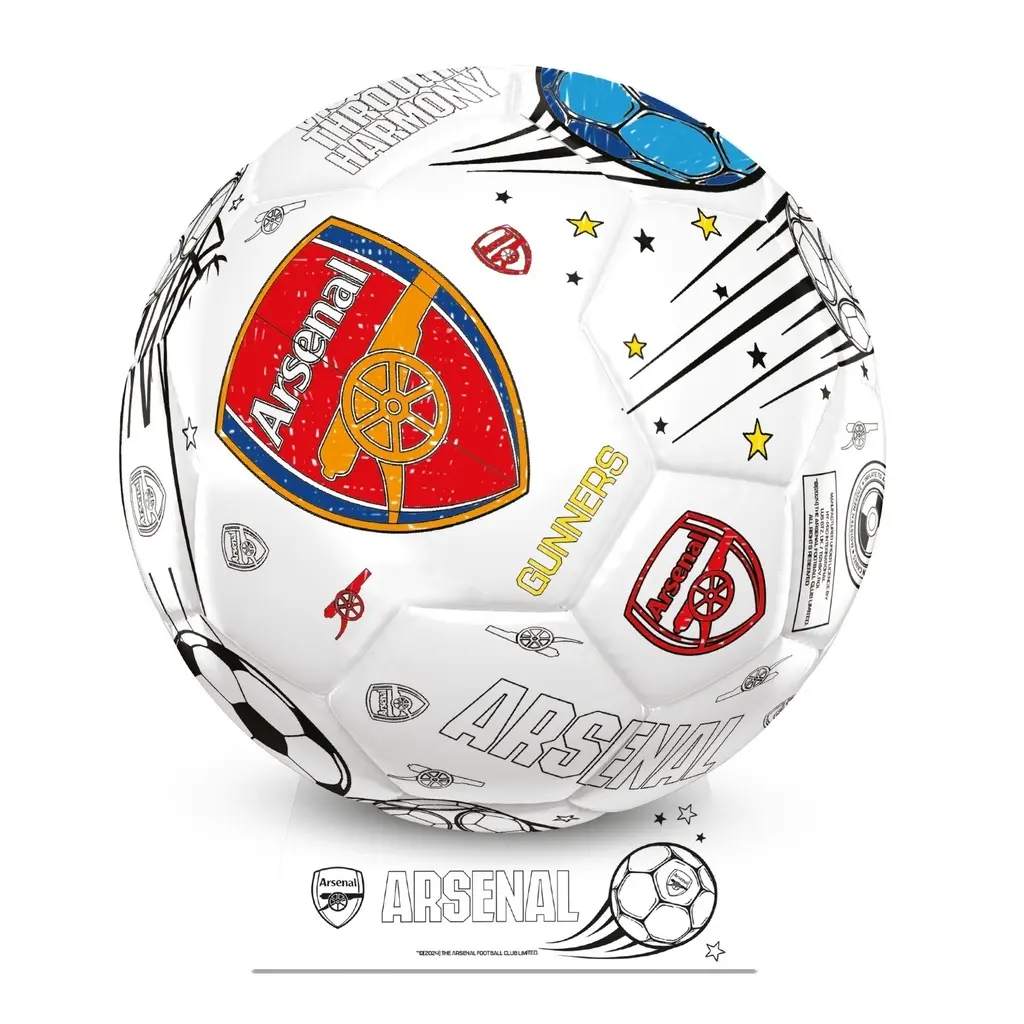 Ausmalbarer Fußball Team Merchandise