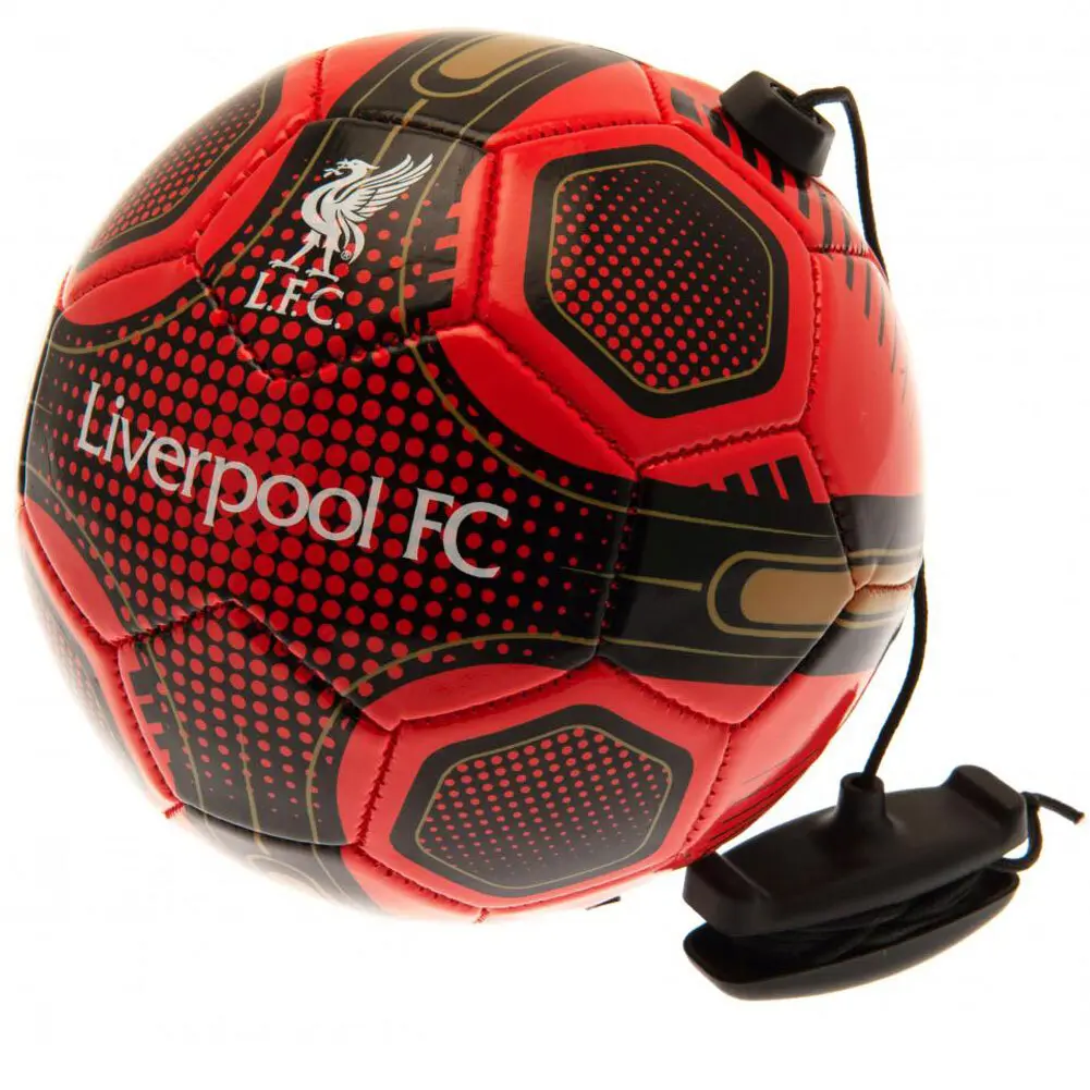 Fußball mit elastischem Band und Handstütze Team Merchandise Skills Trainer