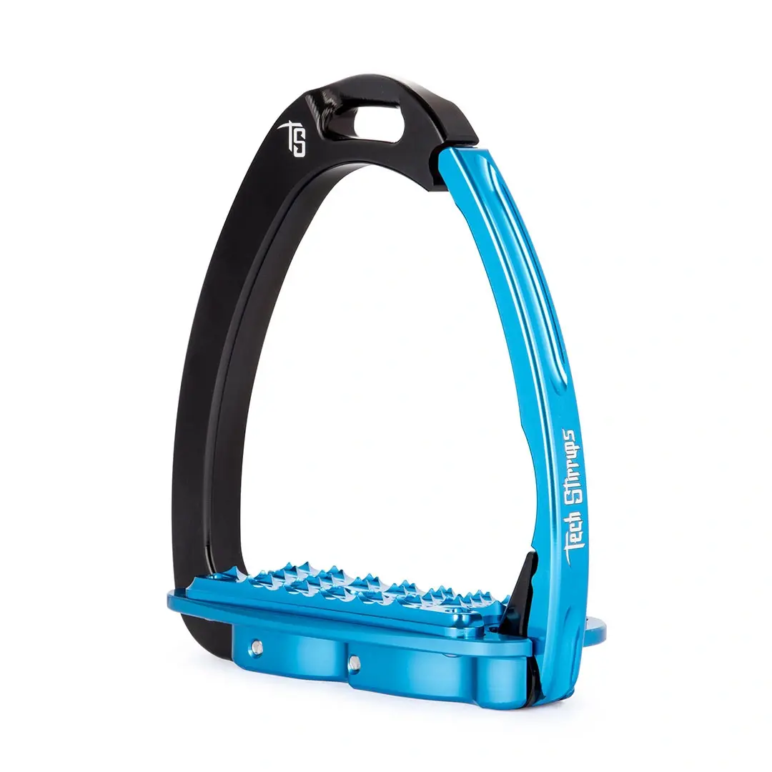 Safety stirrups for equestrian use Tech Stirrups Venice Flat Evo Swarovski