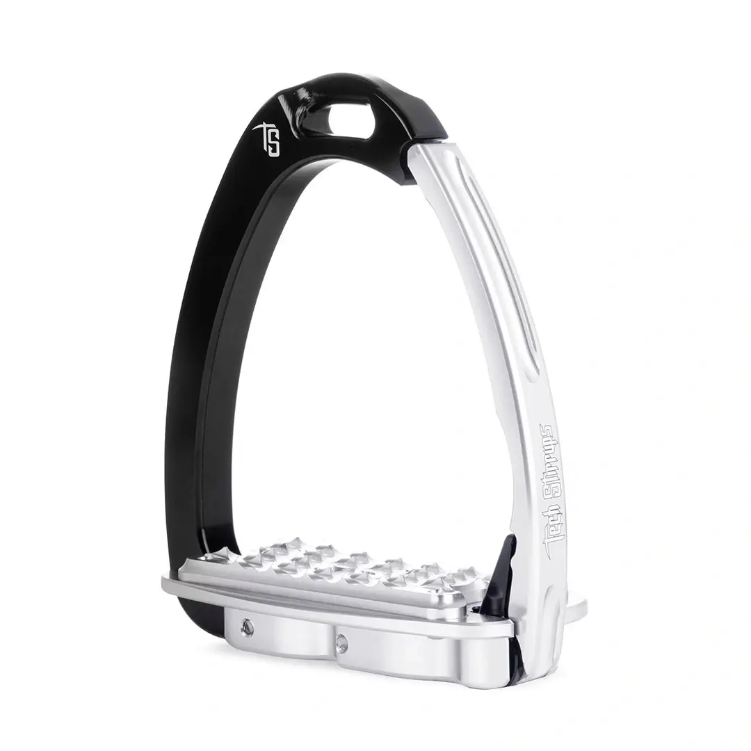 Safety stirrups for equestrian use Tech Stirrups Venice Flat Evo Swarovski
