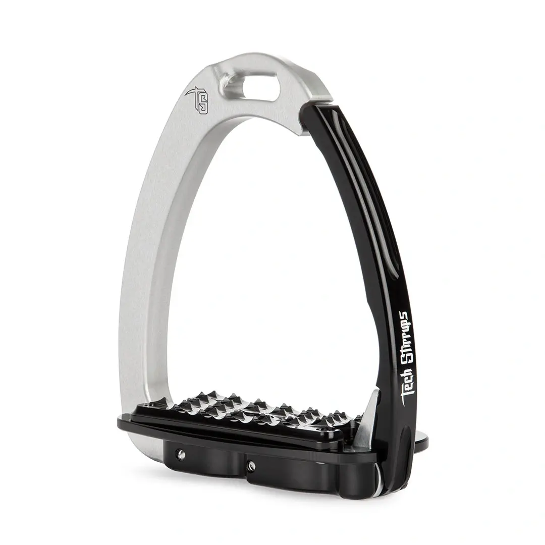 Safety stirrups for equestrian use Tech Stirrups Venice Flat Evo Swarovski