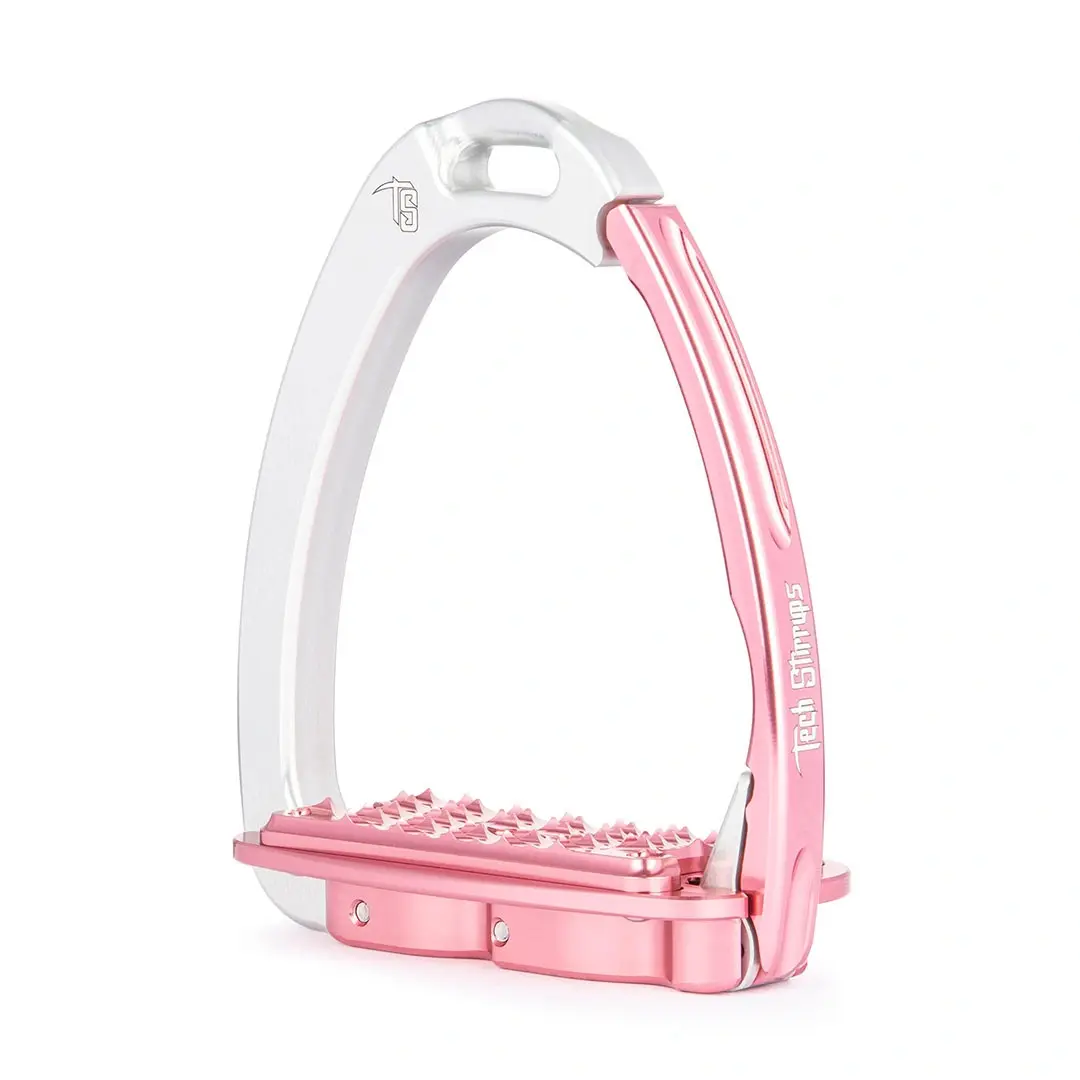 Safety stirrups for equestrian use Tech Stirrups Venice Flat Evo Swarovski