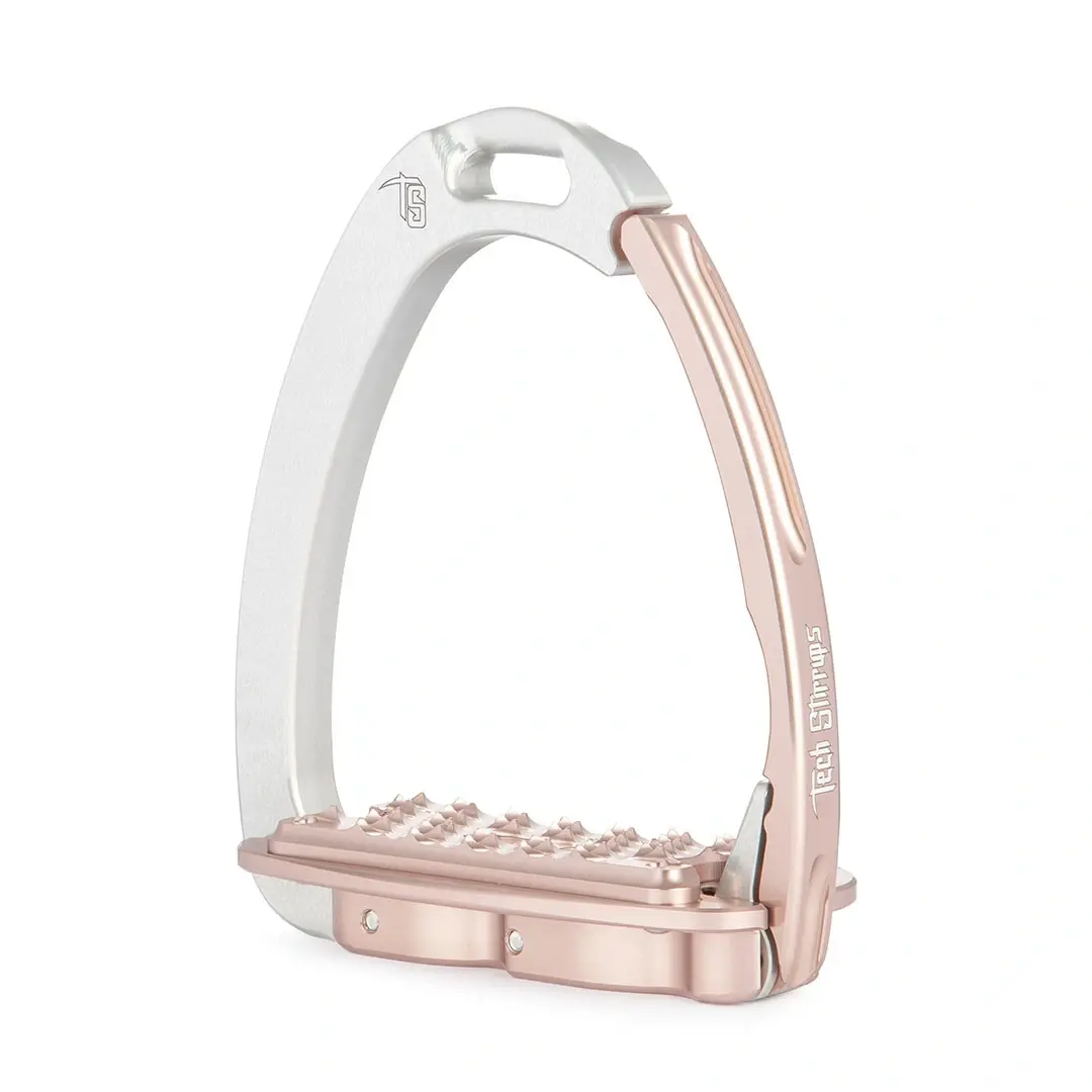 Safety stirrups for equestrian use Tech Stirrups Venice Flat Evo Swarovski