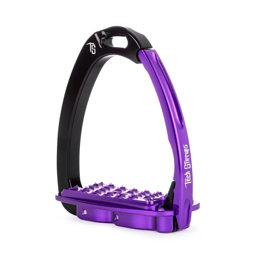 Safety stirrups for equestrian use Tech Stirrups Venice Sloped Evo Swarovski