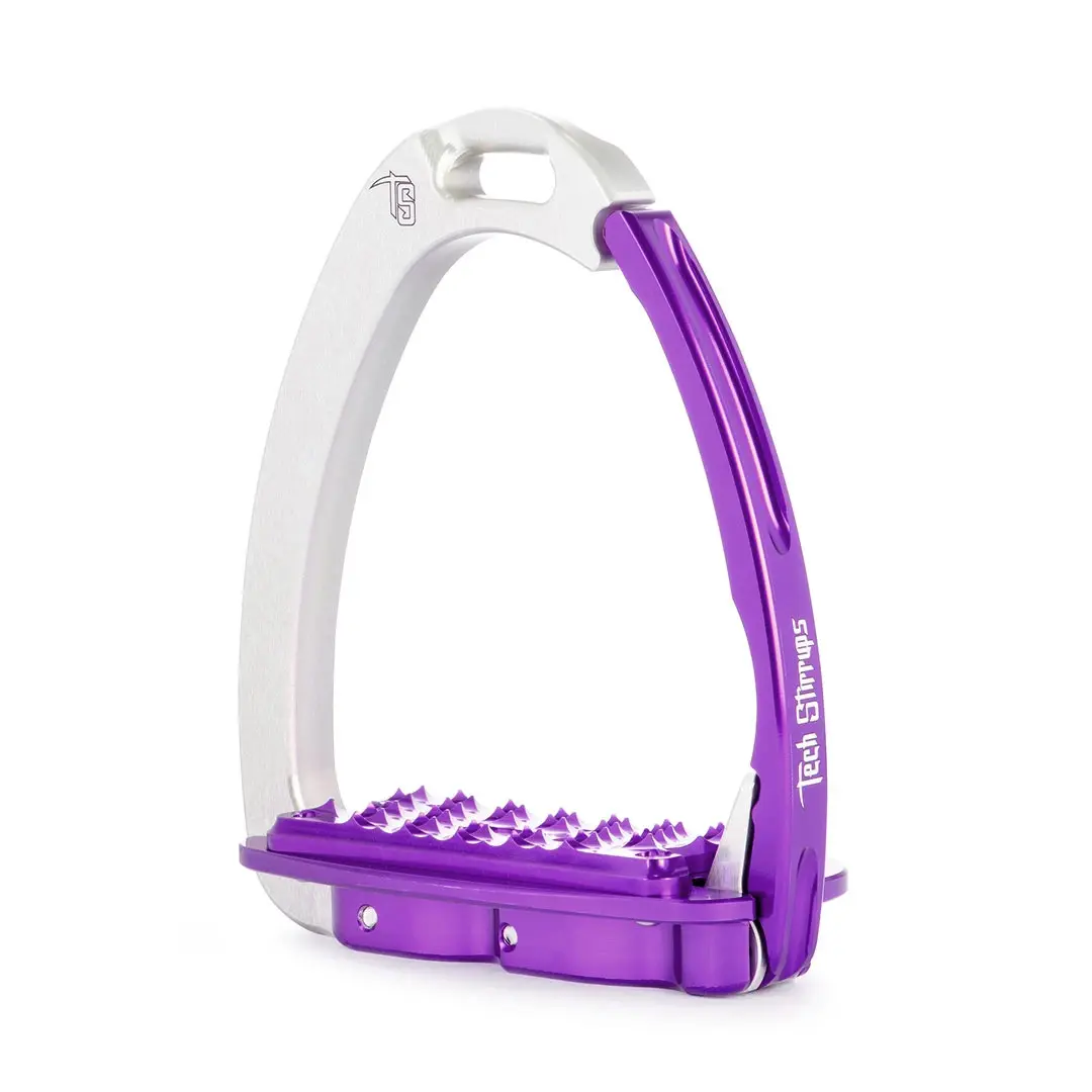 Safety stirrups for equestrian use Tech Stirrups Venice Sloped Evo Swarovski