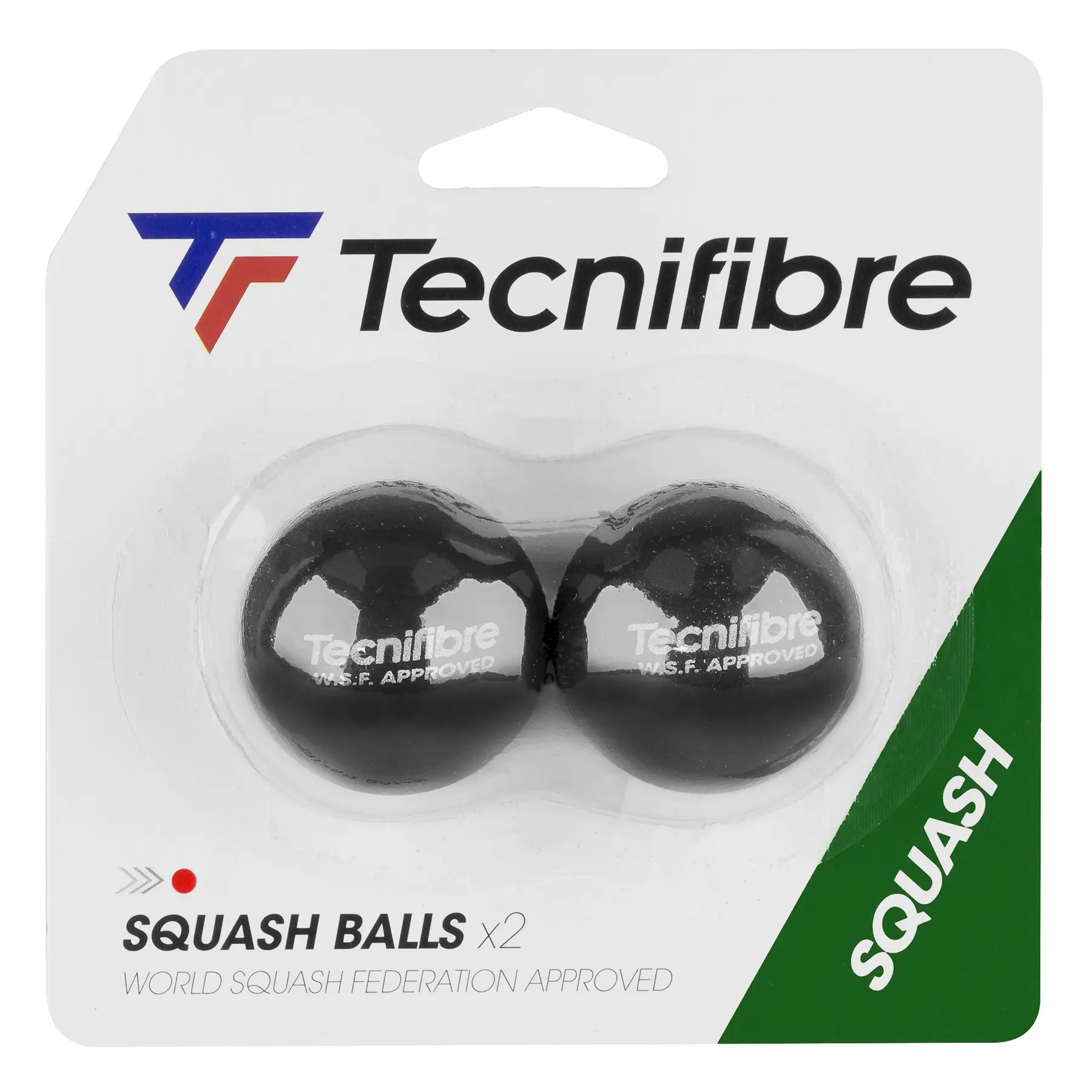 2er-Set Squashbälle Tecnifibre