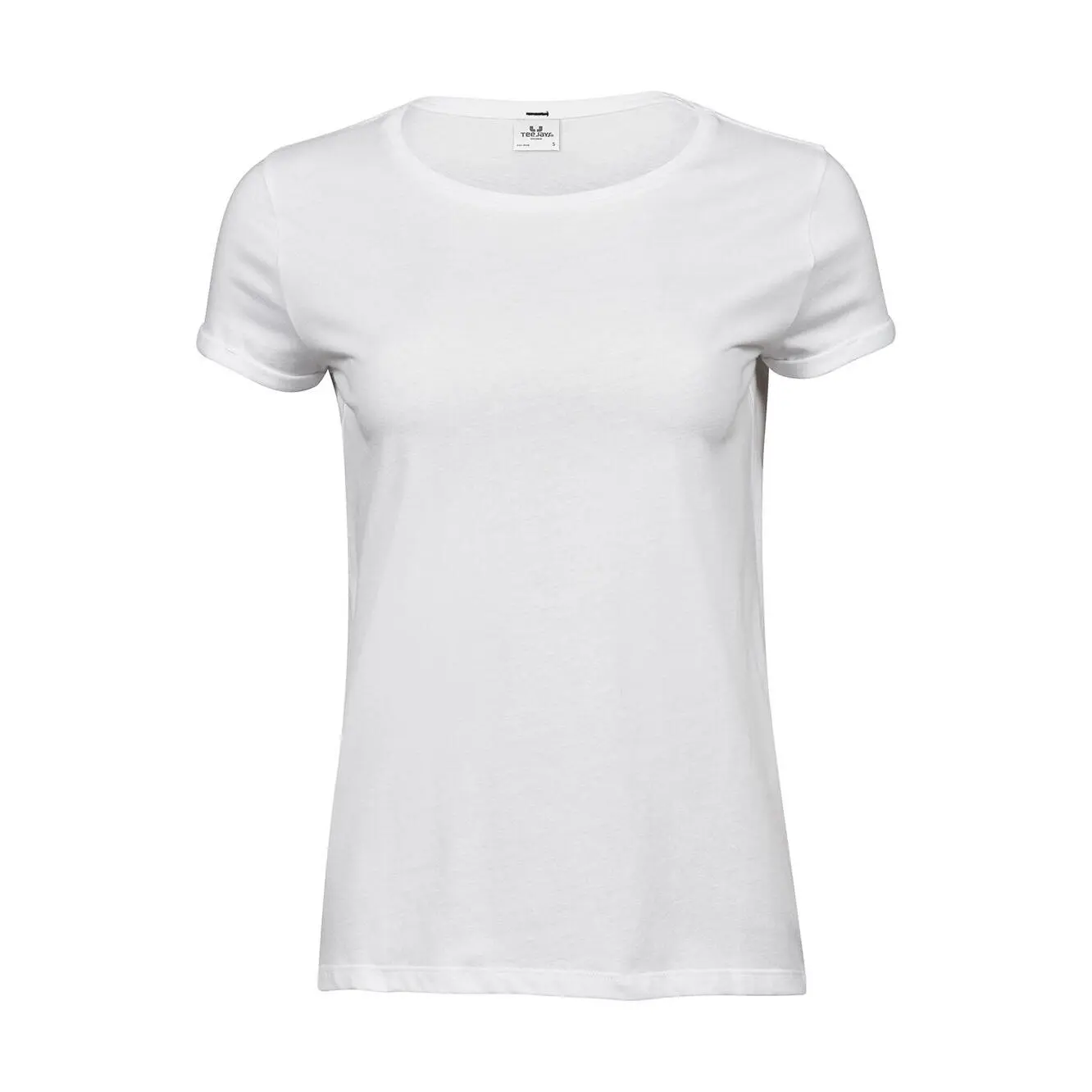 Tee Jays Women's Blanc T-Shirt Roll-Up