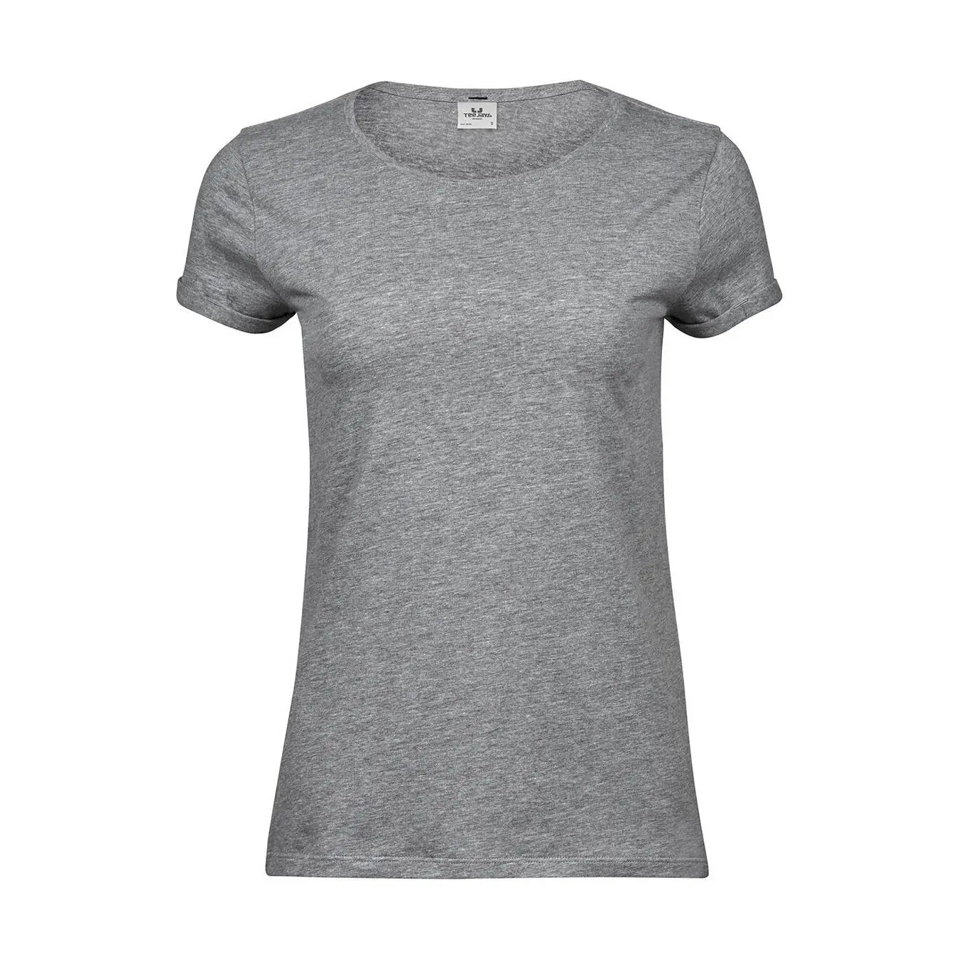 Tee Jays Women's Gris T-Shirt Roll-Up