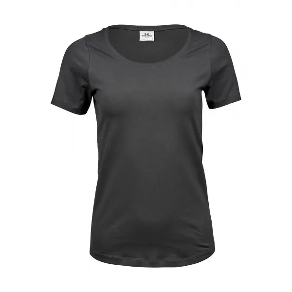 Tee Jays Women's Gris T-Shirt Stretch